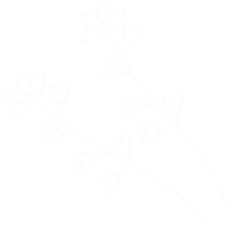 Beige outlined flowers on a dark green background  to signify Tiny Feeding Co. in El Paso, TX where they provide occupational therapy, lactation consultations, therapeutic ultrasound, and more for mom and baby