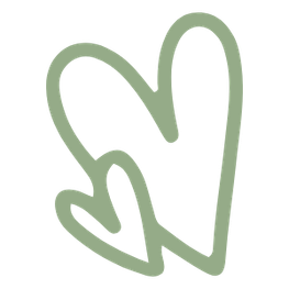 Two outline hearts on a transparent background for Tiny Feeding Co. in El Paso, TX where we provide lactation services, occupational therapy, therapeutic ultrasound, and virtual consultations, as well as professional mentorship.