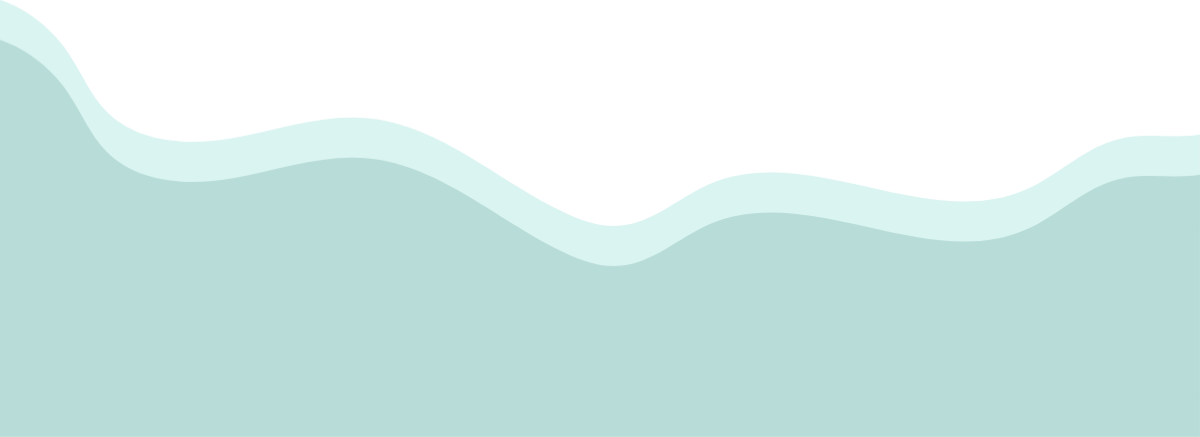 Abstract illustration with black at the top, a wavy white line, and light teal at the bottom.