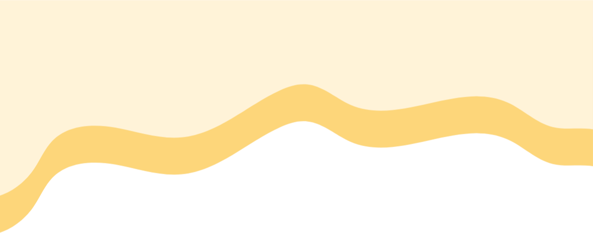Abstract graphic with wavy black, yellow, and cream-colored layers.