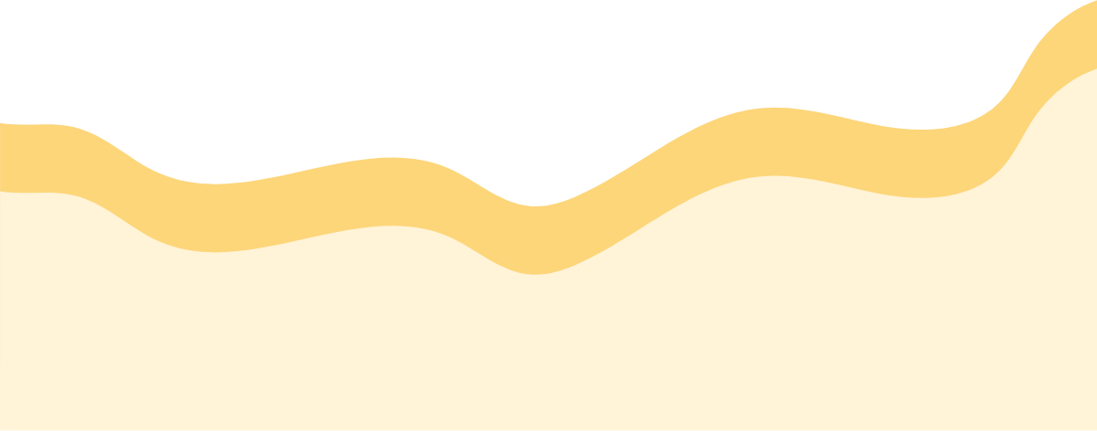 Abstract graphic with wavy black, yellow, and cream-colored layers.