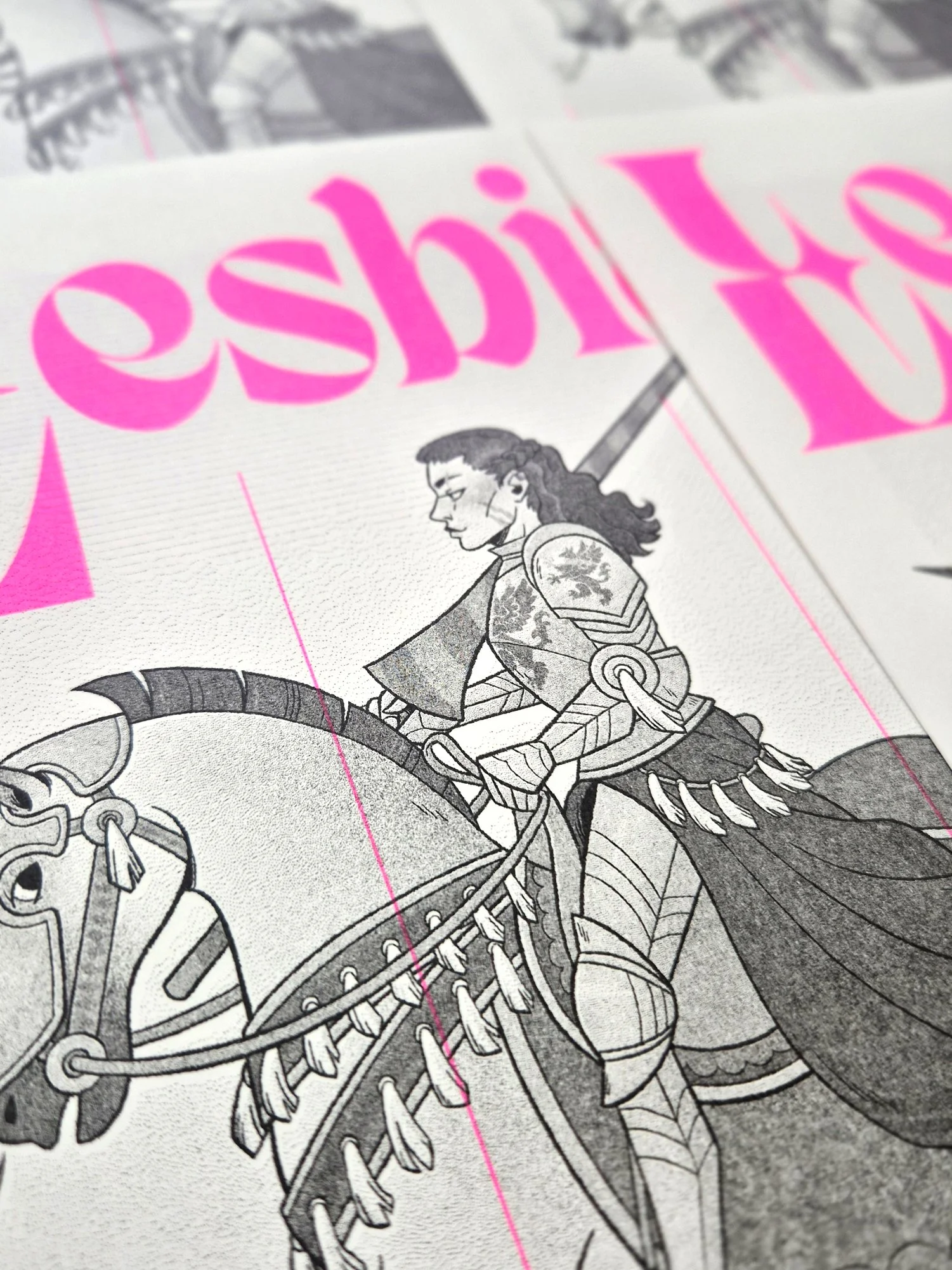 A closeup of the riso grain texture