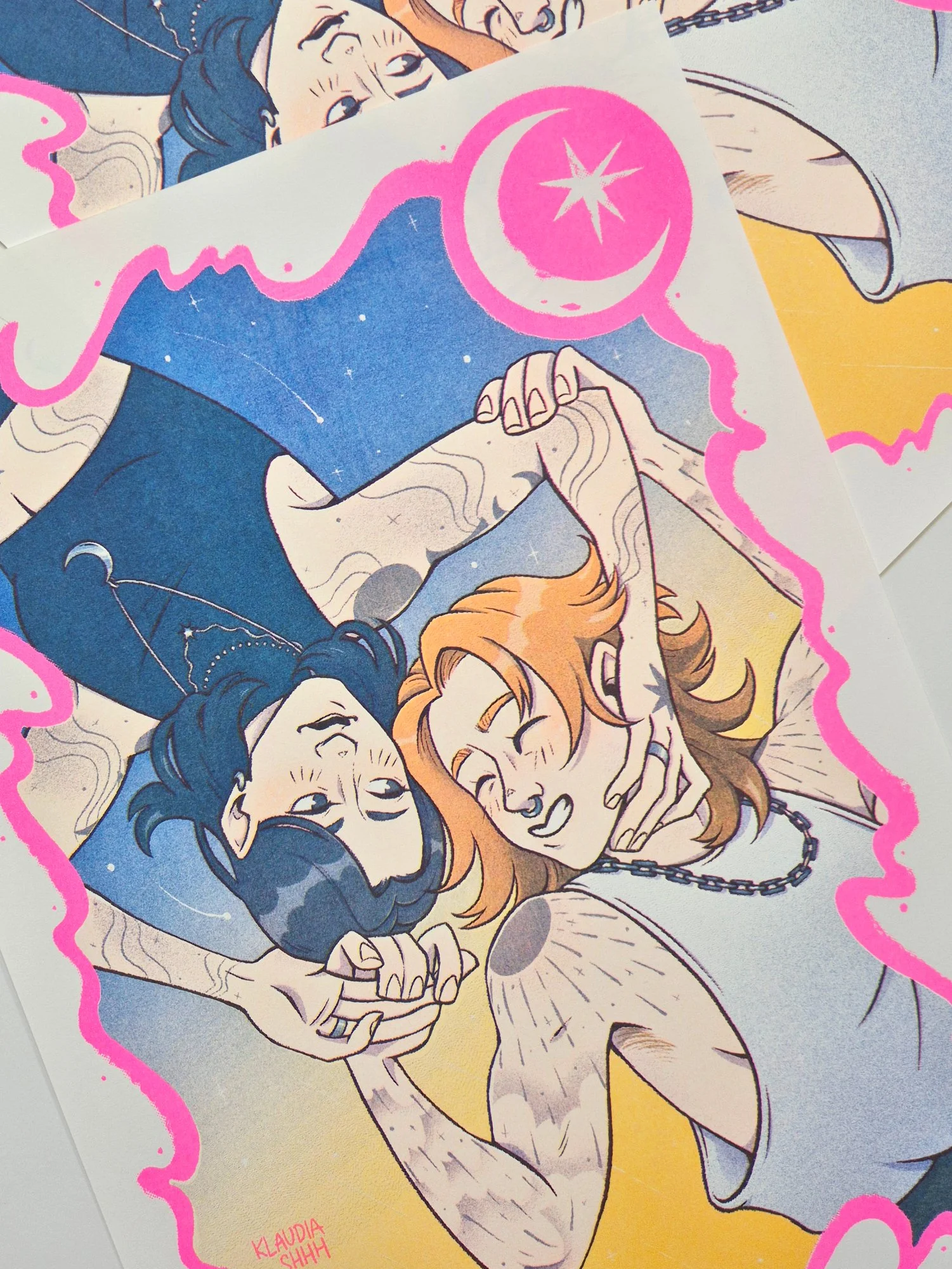 Another close-up of the print