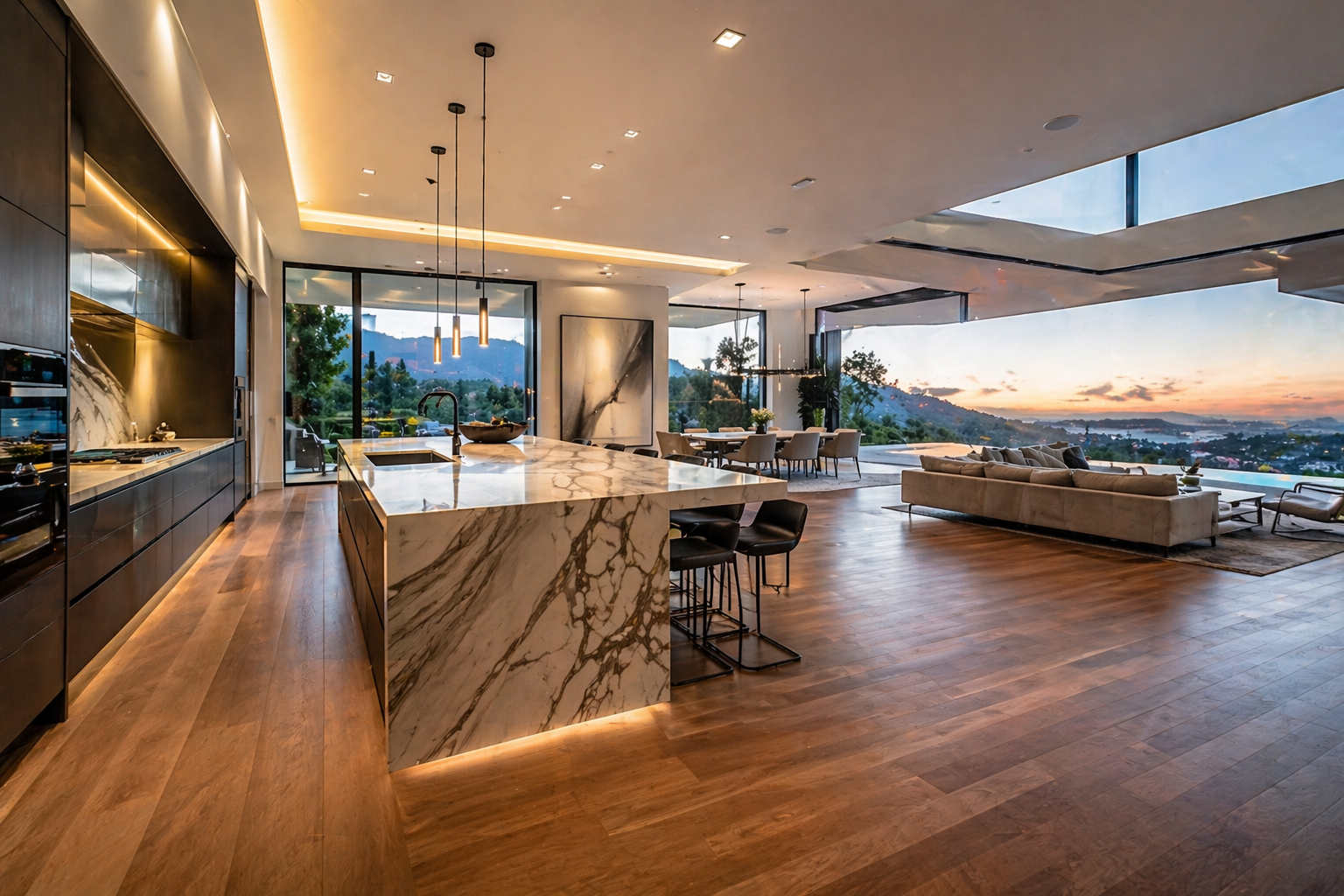 Hardwood floor restoration in Vancouver featuring expert sanding, refinishing, stain matching, and protective sealing to restore worn wood floors for high-end residential interiors