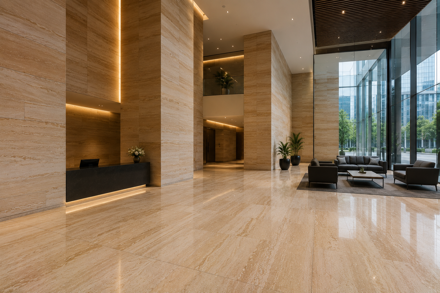 Commercial sandstone restoration service in Vancouver and Los Angeles | Professional commercial sandstone stone restoration, sandstone cleaning and sandstone refinishing services