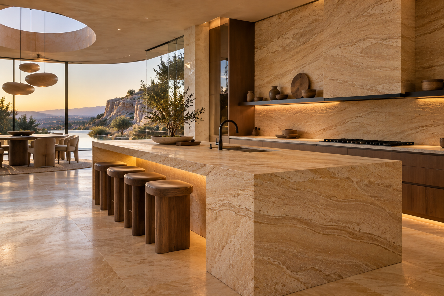 Sandstone Countertop Installation in Vancouver & Los Angeles | Mr. Marble and Stone — Custom sandstone countertops and natural stone surfaces for kitchens and bathrooms.