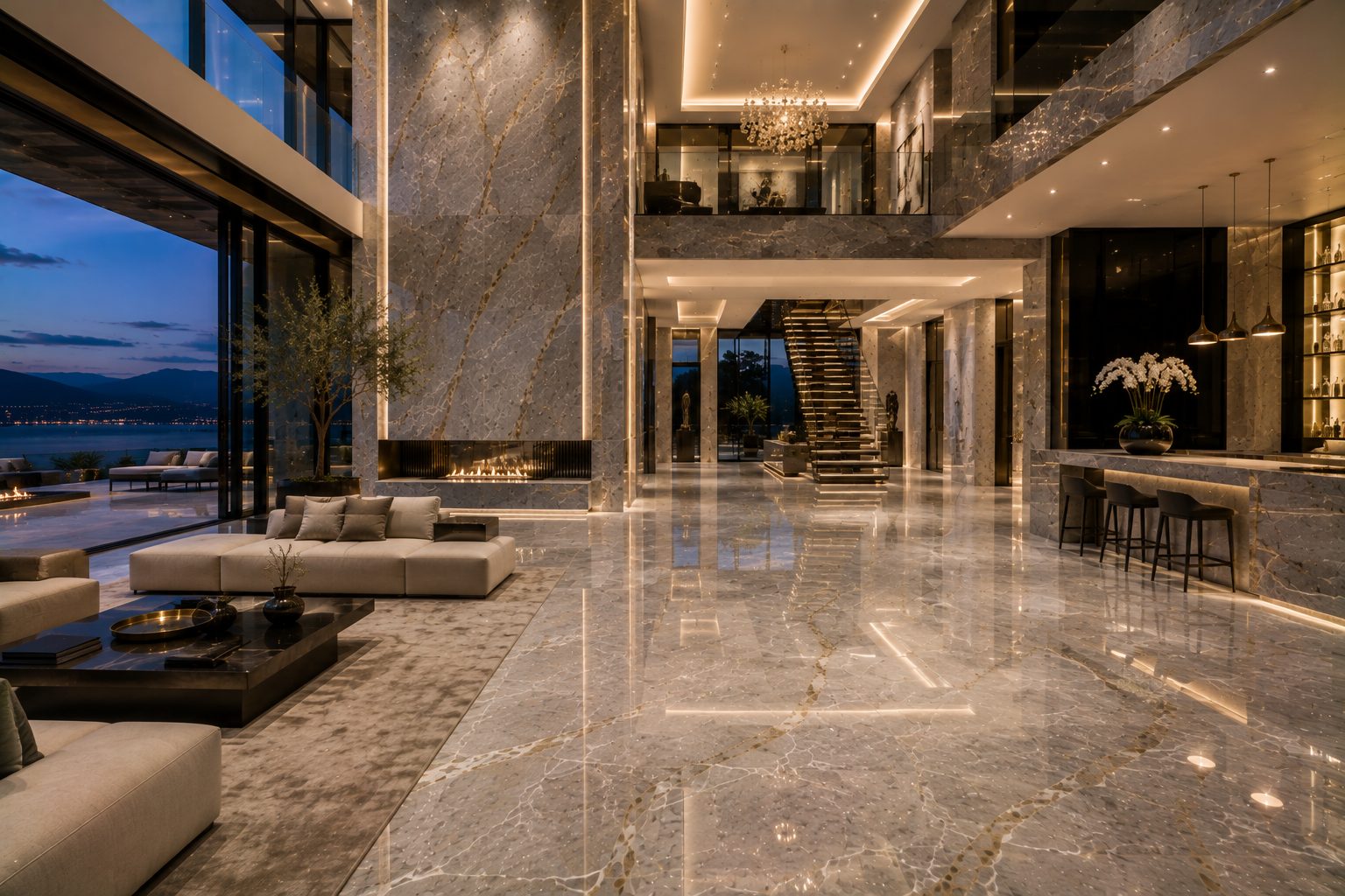 Quartzite sealing by Mr. Marble & Stone in Vancouver and Los Angeles.