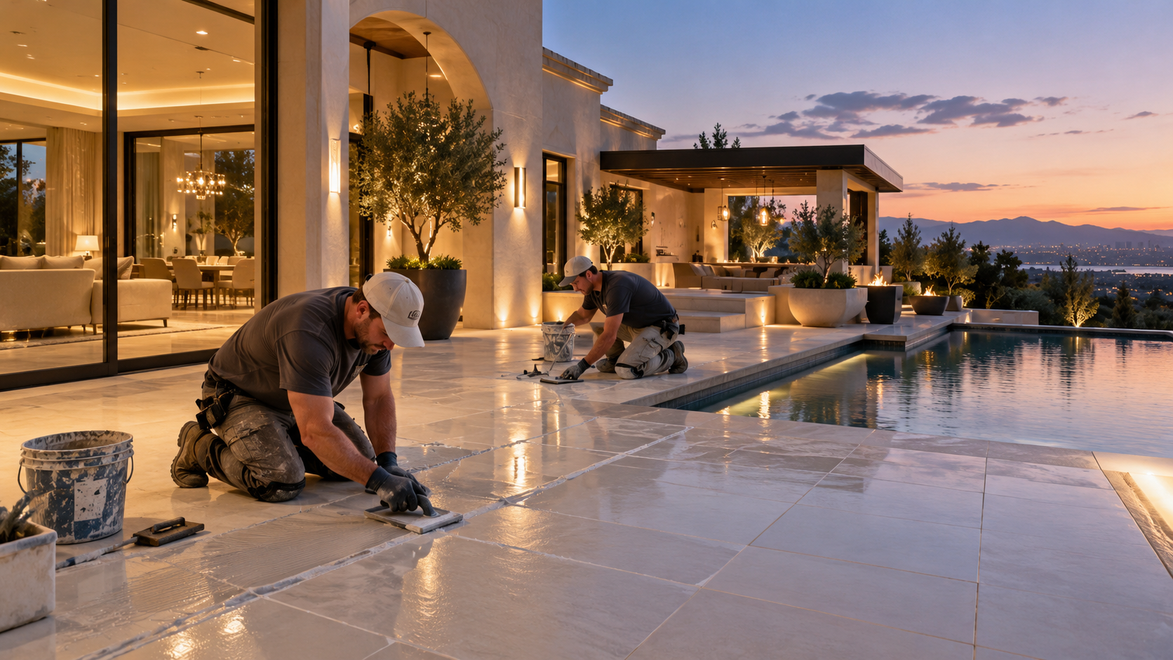 Professional tile and grout cleaning, sealing, repair, and restoration in Vancouver and Los Angeles, including grout replacement, tile replacement, and surface maintenance for residential and commercial properties.