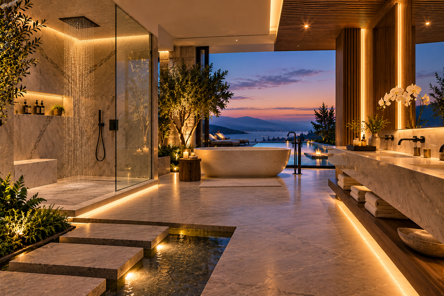 Mr. Marble and Stone bathroom silicone and caulking repair, replacement, and sealing in Vancouver and Los Angeles, restoring clean, watertight joints around showers, bathtubs, sinks, vanities, and bathroom tile.