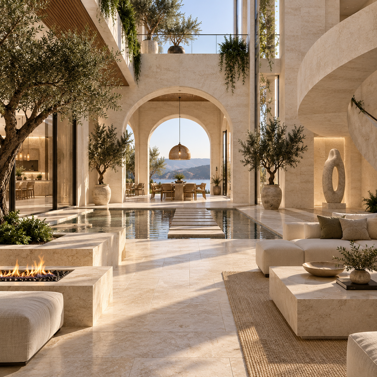 Limestone installation by Mr. Marble & Stone, including limestone flooring, limestone walls, limestone fireplaces, limestone showers, limestone countertops, limestone patios, and custom limestone surfaces in Vancouver and Los Angeles.