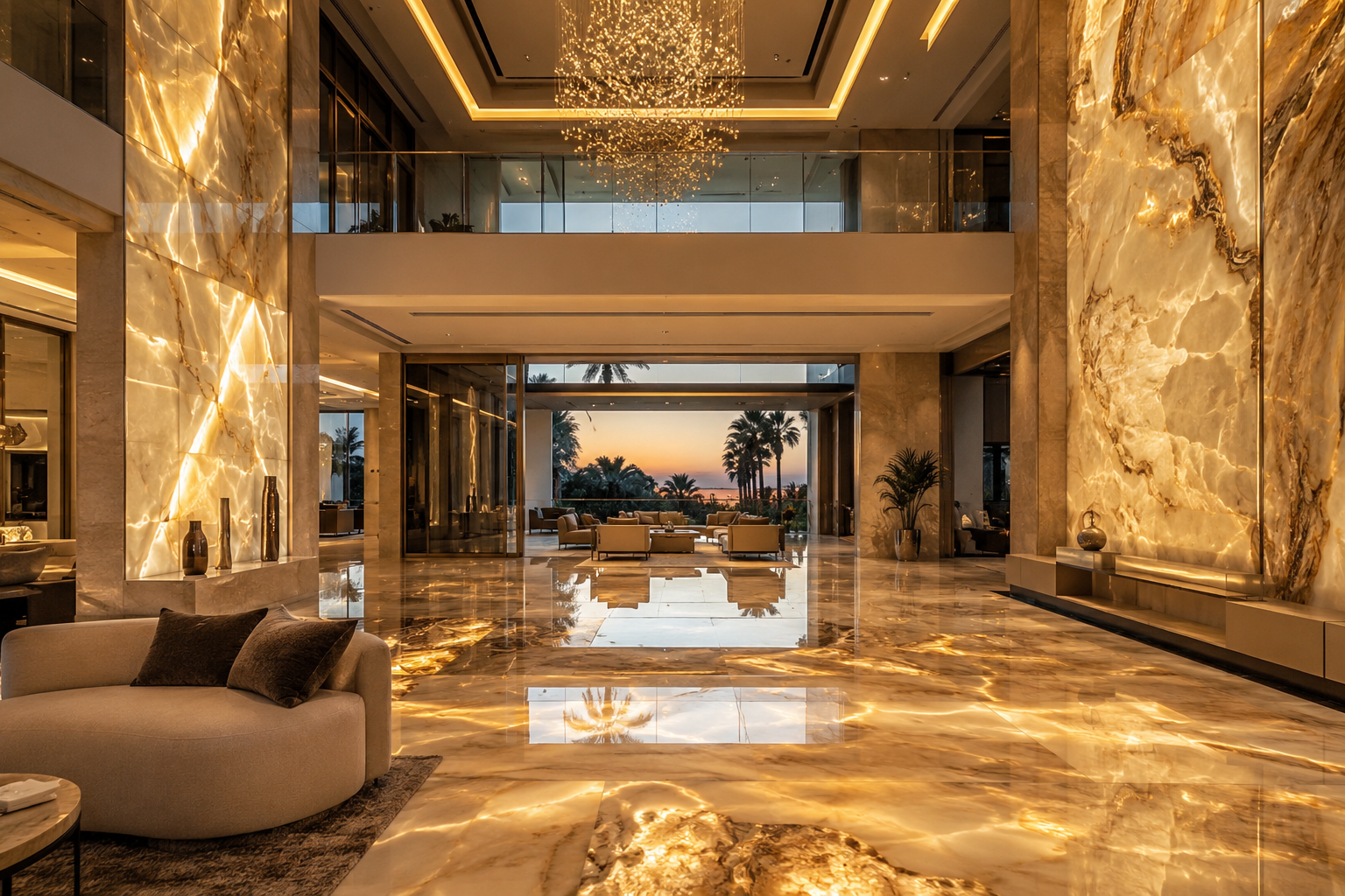 Onyx restoration and polishing by Mr. Marble and Stone in Vancouver and Los Angeles.