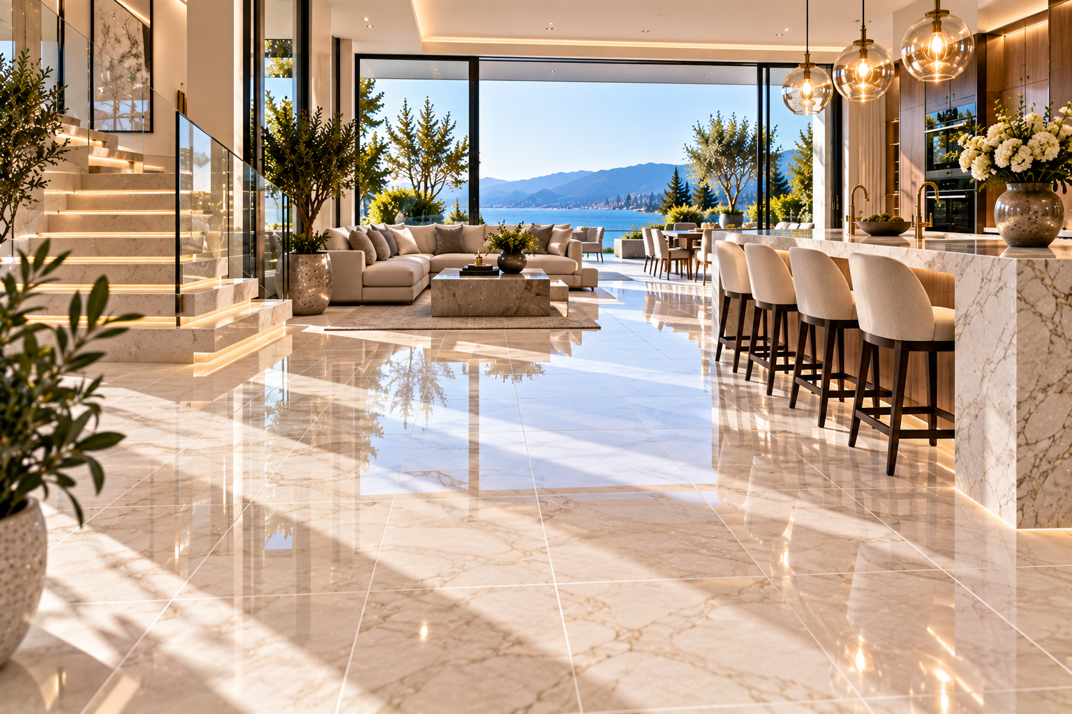Residential Tile & Grout Sealing in Vancouver and Los Angeles | Mr. Marble and Stone — Expert tile and grout sealing for tile floors, grout lines, kitchens, bathrooms, showers, and other residential tile surfaces.