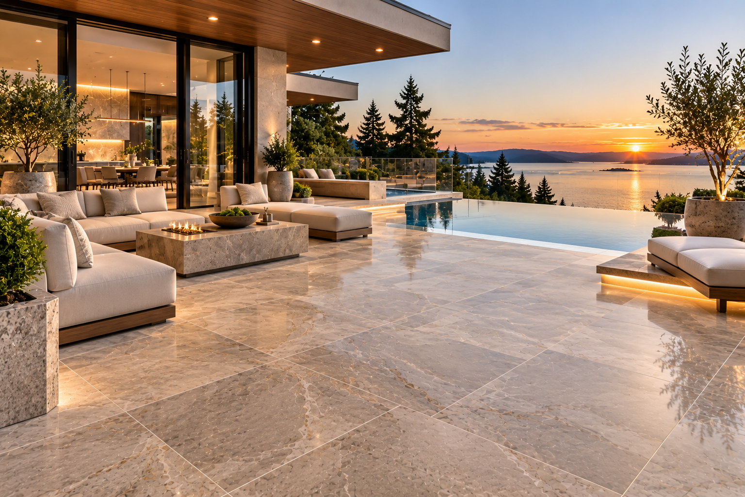 Patio tile repair in Vancouver and Los Angeles by Mr. Marble and Stone, expertly repairing cracked, chipped, weathered, and damaged outdoor tiles for a durable, seamless, refreshed finish.