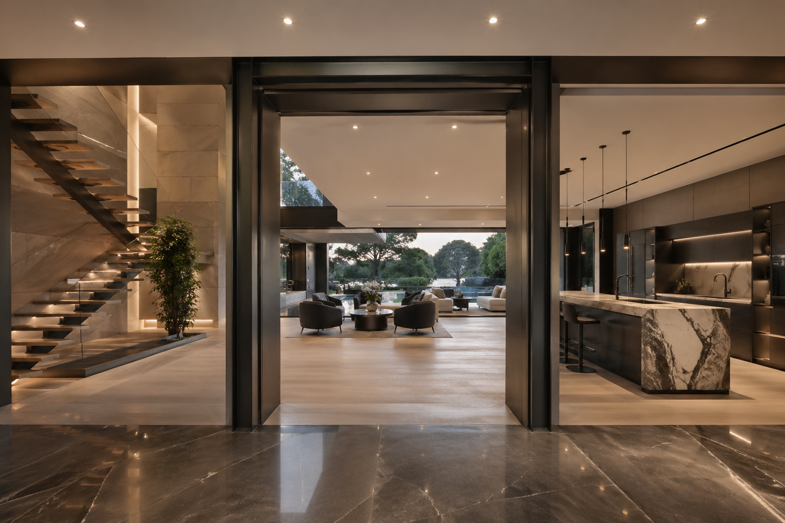 Structural renovations and layout reconfiguration in Vancouver featuring open-concept design, load-bearing wall removal, custom floor plan redesign, and high-end residential remodeling for modern living spaces