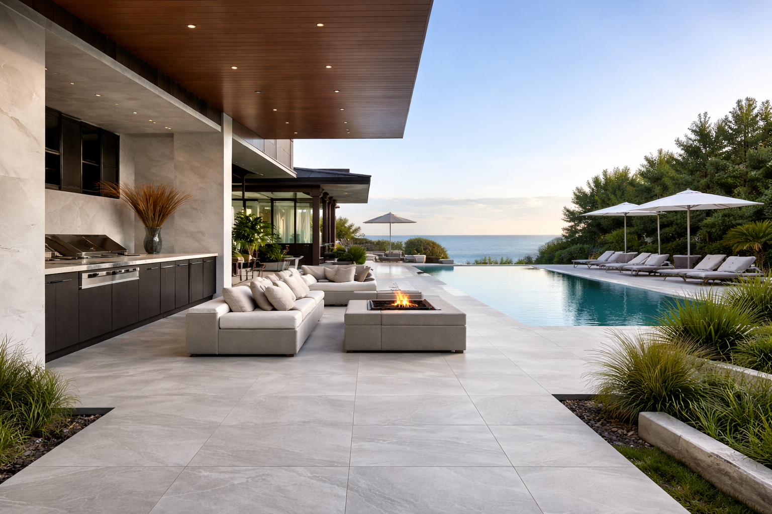 Mr. Marble and Stone luxury porcelain installation in Vancouver featuring custom porcelain flooring, large-format porcelain walls, seamless porcelain surfaces, modern mansion interiors, and high-end porcelain craftsmanship.
