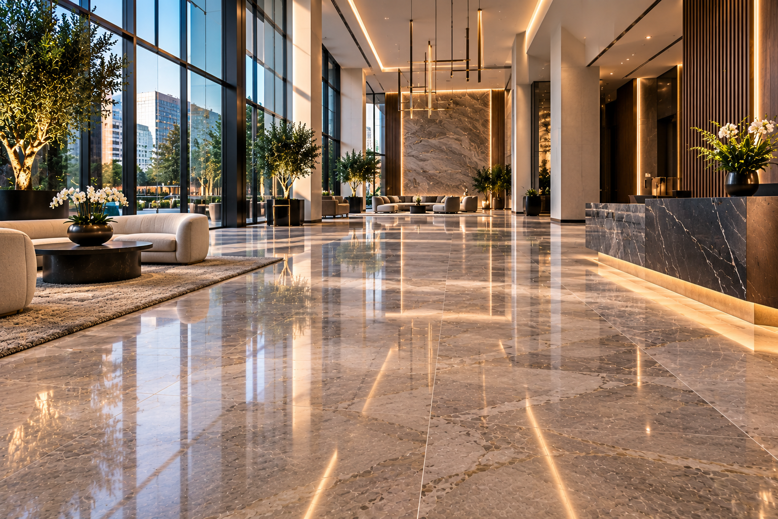 Commercial Tile Replacement | Mr. Marble and Stone – Vancouver & Los Angeles — Commercial tile and grout replacement designed for high-traffic spaces, lasting performance, and a clean professional finish.