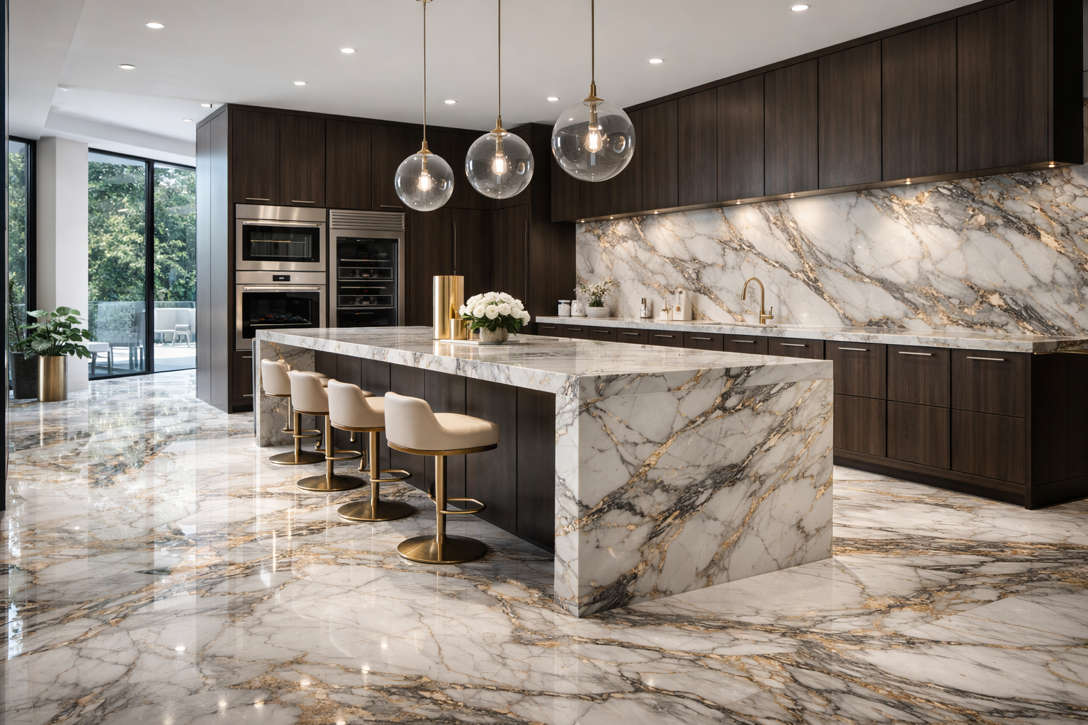 Mr. Marble and Stone luxury marble installation, slab fitting, countertop installation, feature walls, flooring, fireplace surrounds, and custom marble finishing services in Vancouver