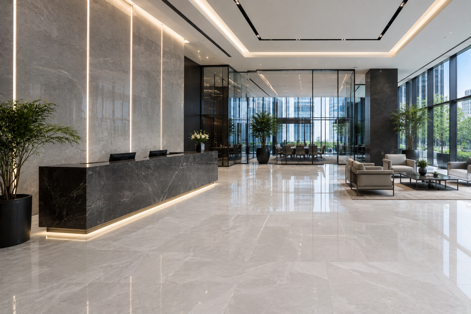Commercial porcelain restoration and refinishing by Mr. Marble & Stone in Vancouver and Los Angeles.