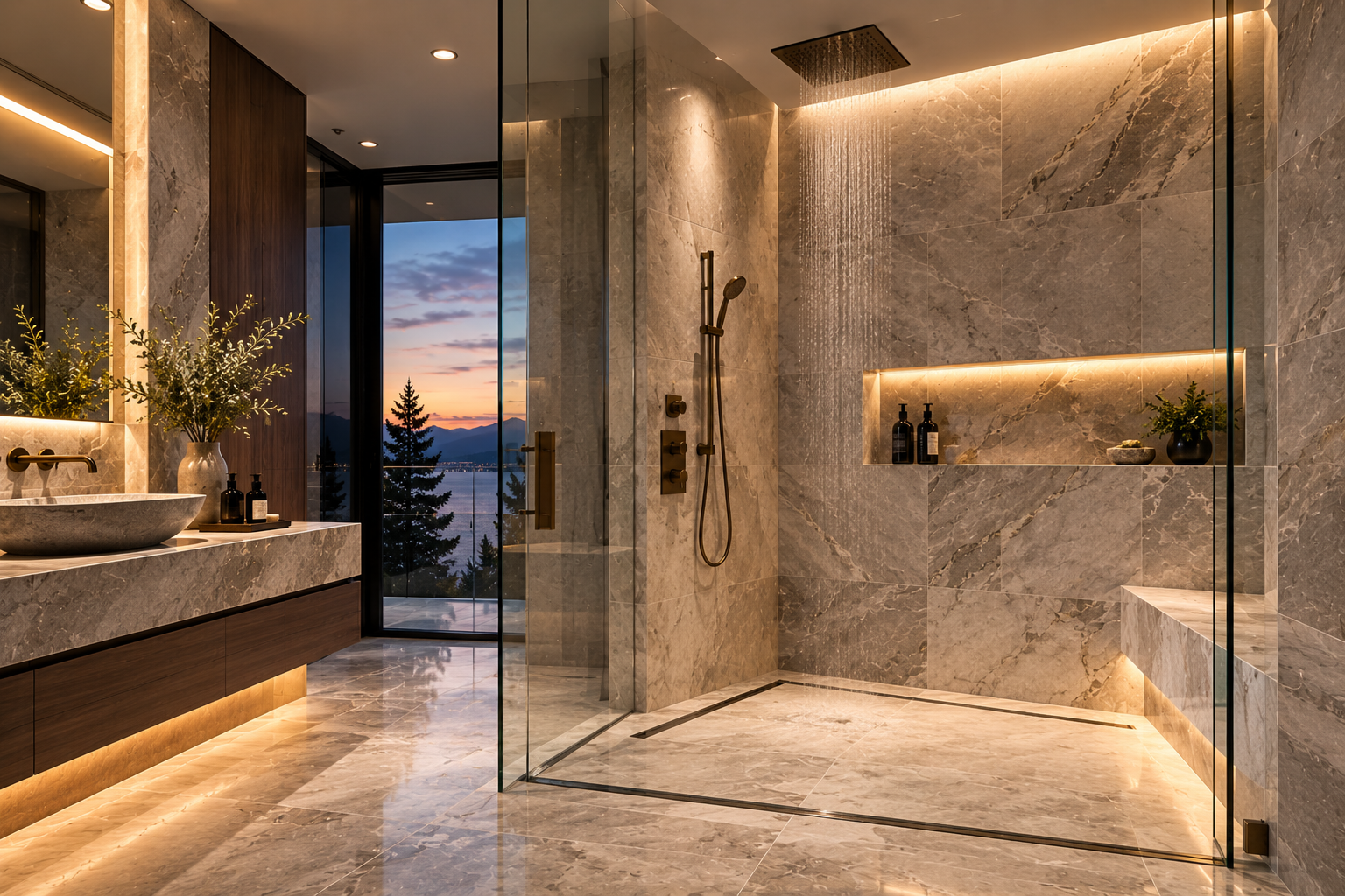 Shower Tile & Grout Replacement | Mr. Marble and Stone – Vancouver & Los Angeles — Professional shower tile and grout replacement for a seamless, durable, water-resistant finish.
