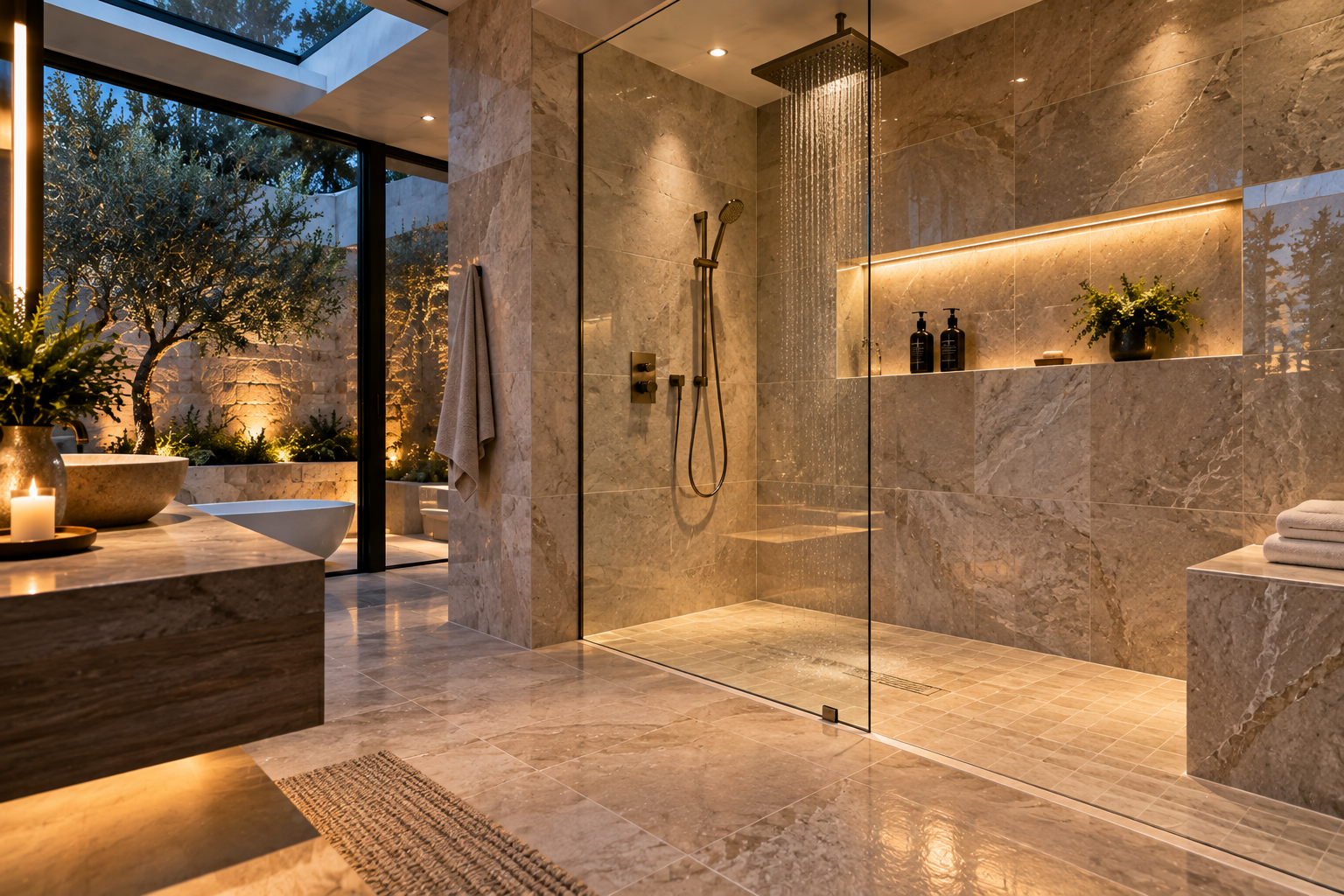 Shower tile and grout repair by Mr. Marble and Stone, repairing cracked, missing, and deteriorated grout to refresh shower surfaces in Vancouver and Los Angeles.