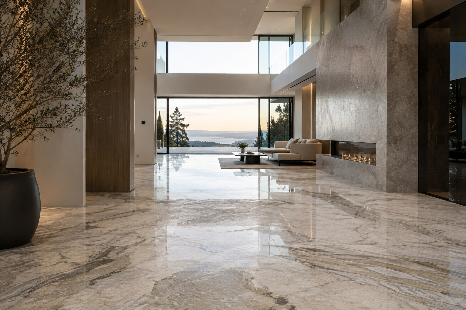 Mr. Marble & Stone provides professional quartzite polishing in Vancouver and Los Angeles, restoring a smooth, glossy finish to luxury quartzite surfaces.