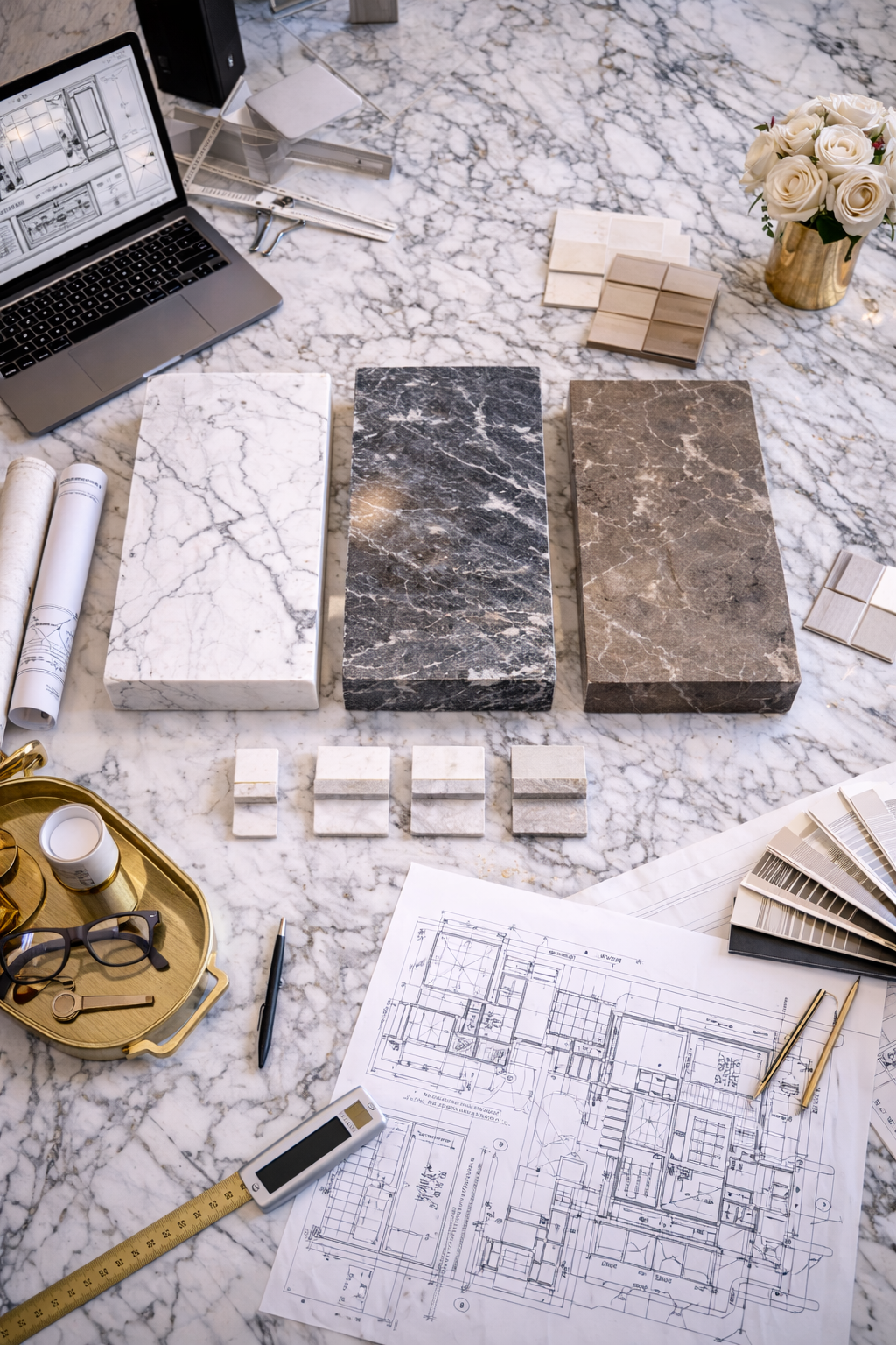 Mr. Marble and Stone design planning, stone and tile material selection, slab layout, finish coordination, renovation scope finalization, and custom project detailing services in Vancouver