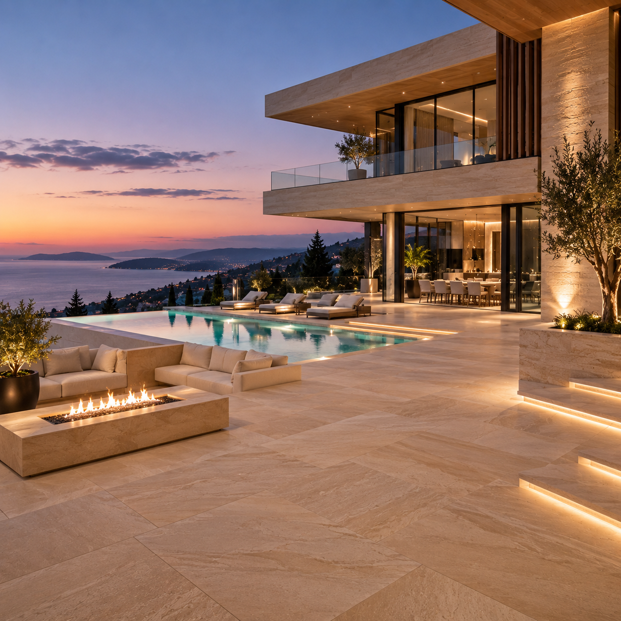 Sandstone restoration in Vancouver and Los Angeles, including sandstone polishing, sandstone refinishing, sandstone cleaning, sandstone repair, and sandstone sealing.