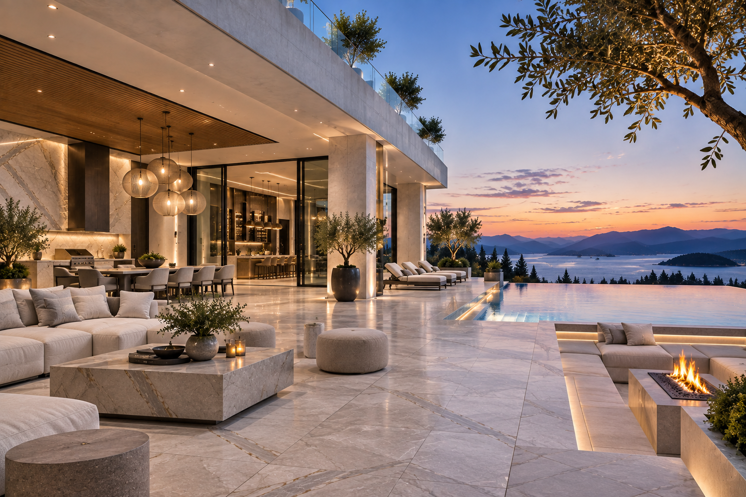 Porcelain patio installation by Mr. Marble & Stone, featuring durable outdoor porcelain slabs, contemporary textures, and precision-finished surfaces for elegant patios and exterior spaces in Vancouver and Los Angeles.