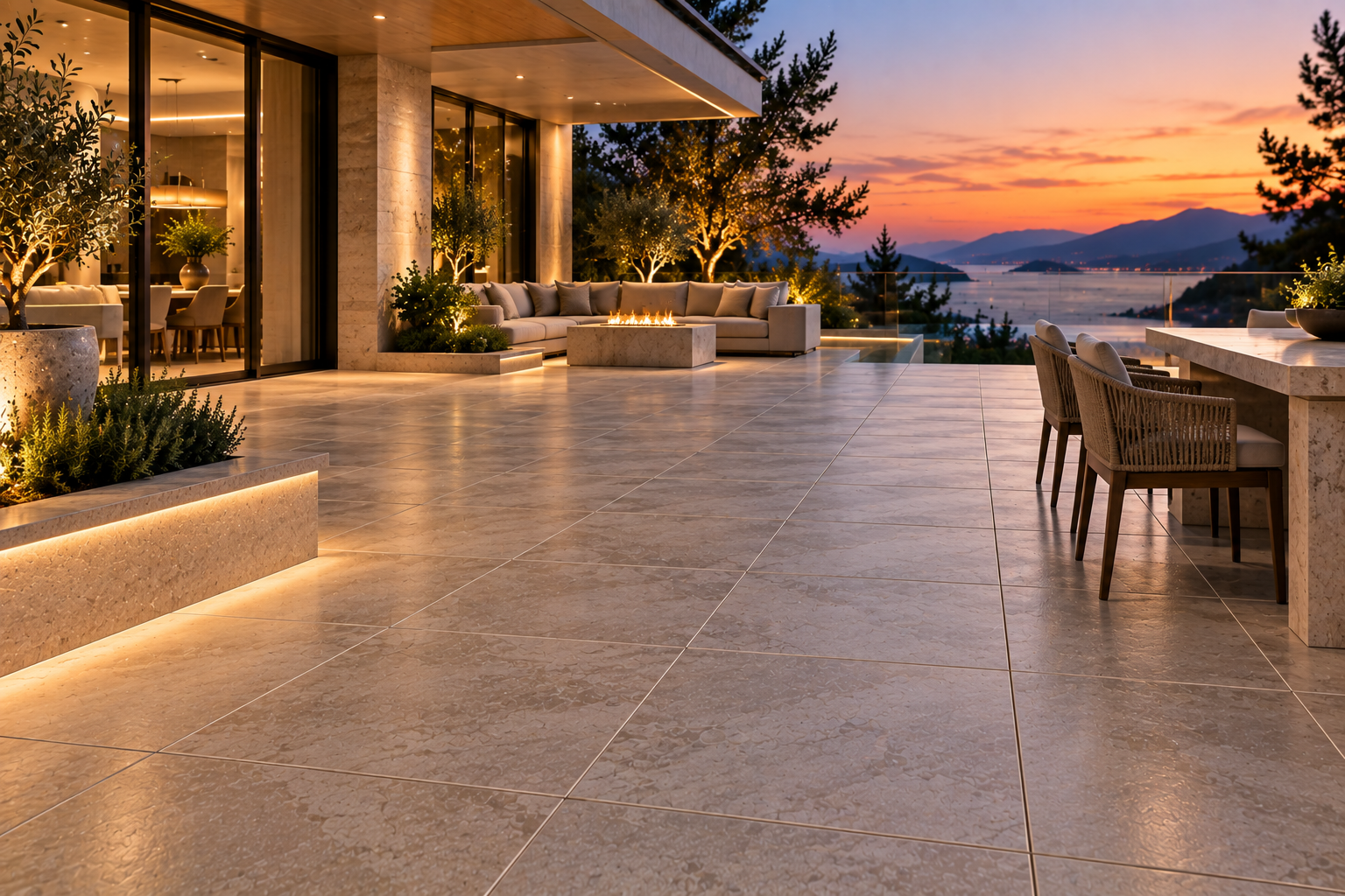 Mr. Marble and Stone patio grout replacement in Vancouver and Los Angeles, restoring damaged grout lines for a clean, durable, and weather-resistant outdoor tile finish.