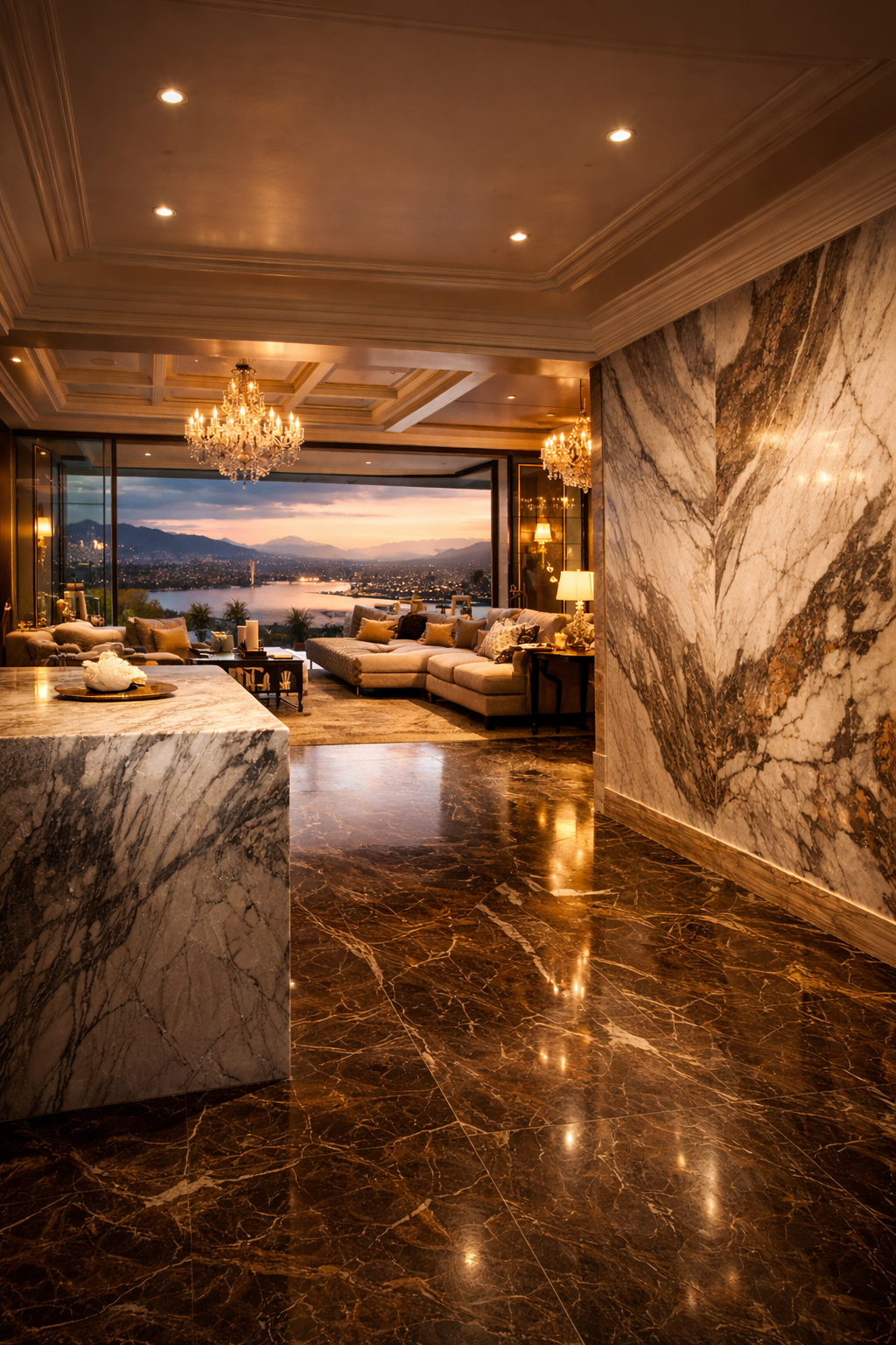 Mr. Marble and Stone final marble polishing, stone sealing, quality inspection, renovation detailing, final walkthrough, luxury finish review, and project completion services in Vancouver