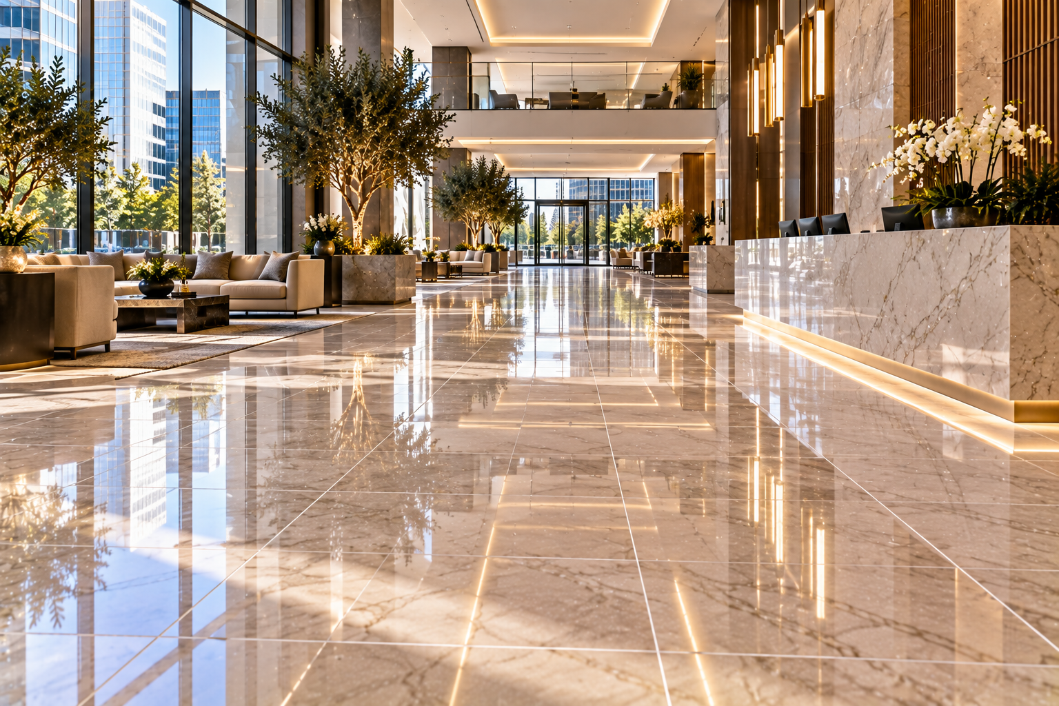 Commercial Tile & Grout Sealing by Mr. Marble and Stone in Vancouver and Los Angeles — Professional tile and grout sealing for commercial floors, kitchens, bathrooms, high-traffic areas, and grout protection.