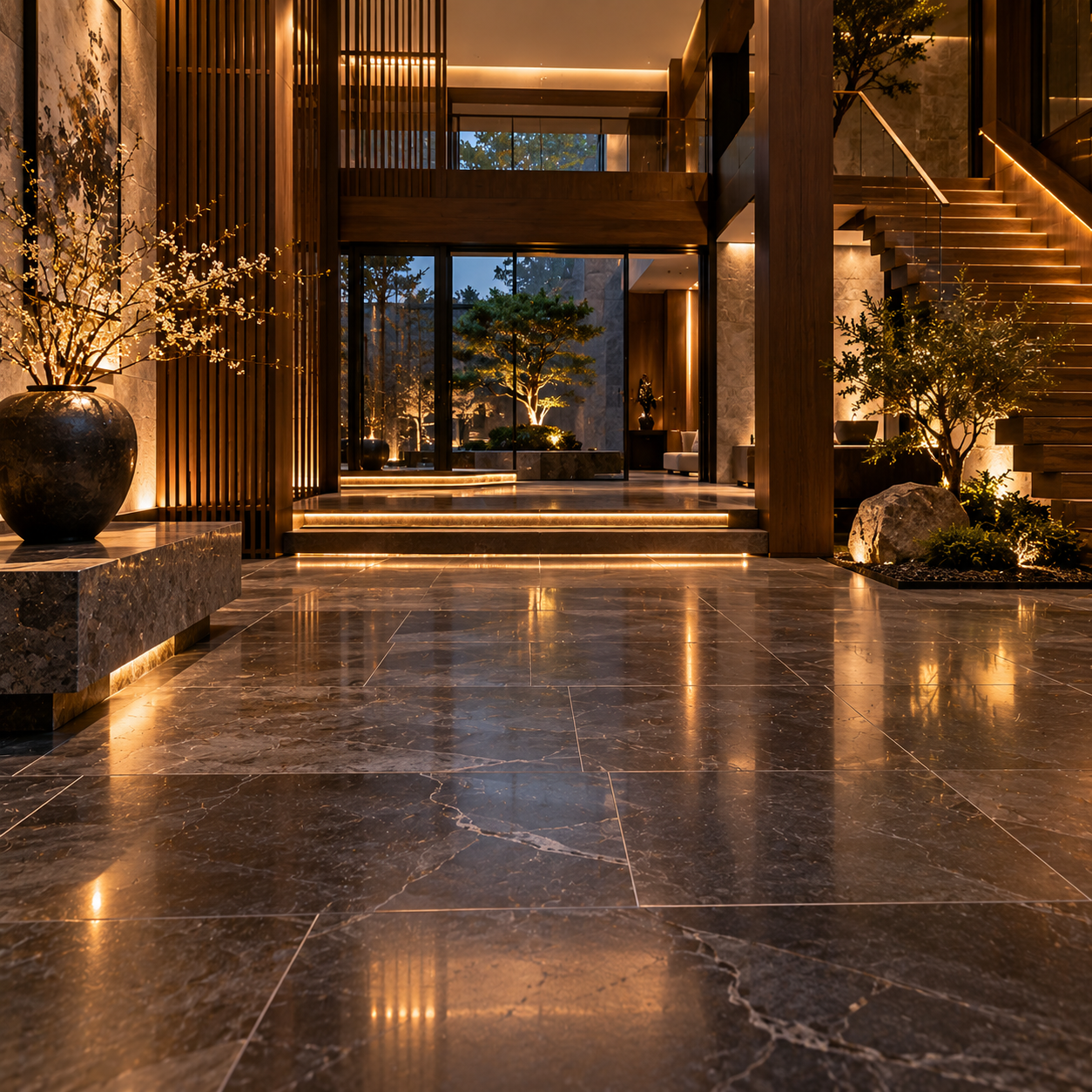Mr. Marble and Stone tile and grout repair in Vancouver and Los Angeles, expertly restoring damaged tiles, cracked grout, and worn surfaces for a seamless, durable finish in luxury residential and commercial spaces.