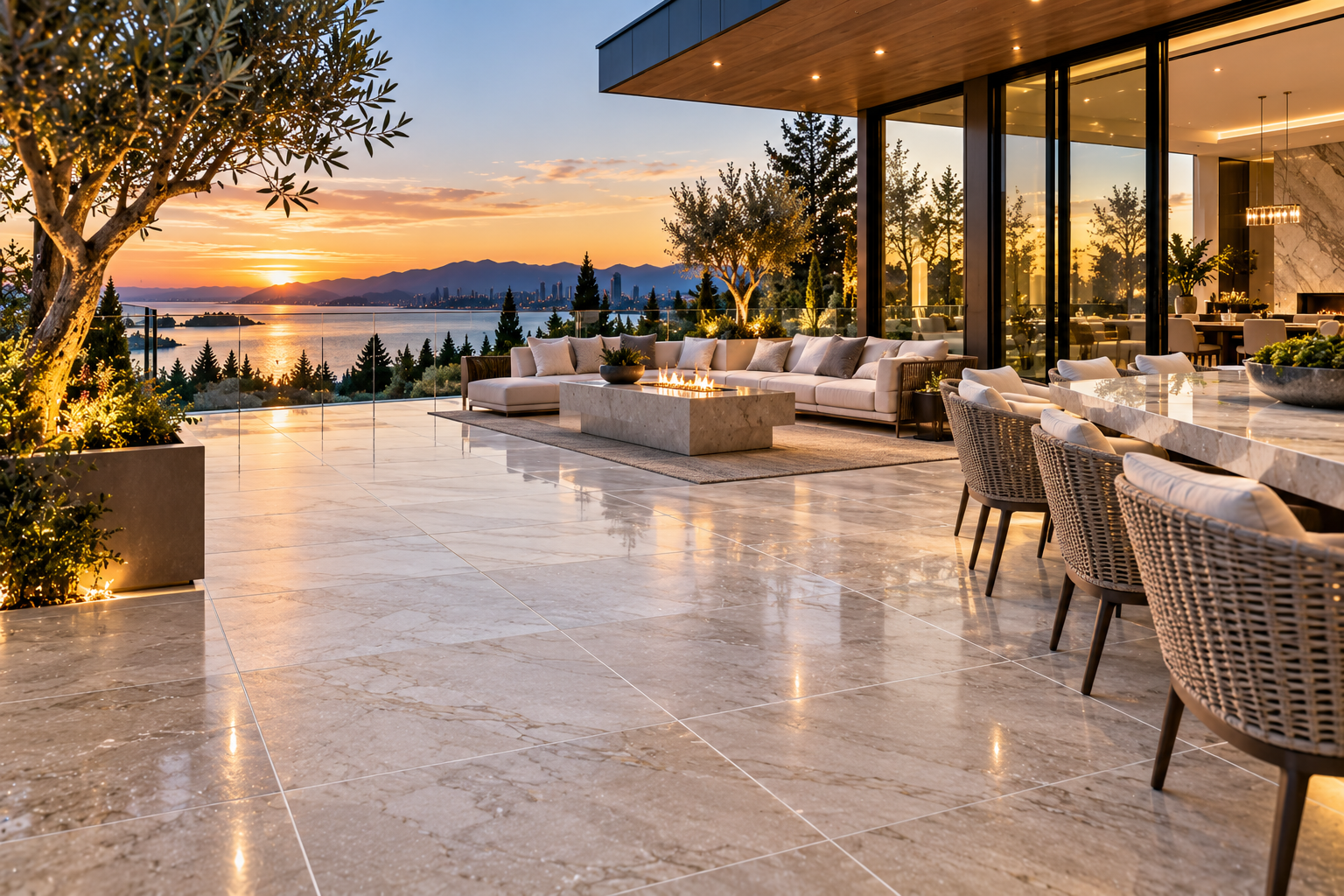 Patio Tile and Grout Sealing in Vancouver and Los Angeles | Mr. Marble and Stone — Professional grout sealing for outdoor patios, tiled surfaces, and high-exposure areas.