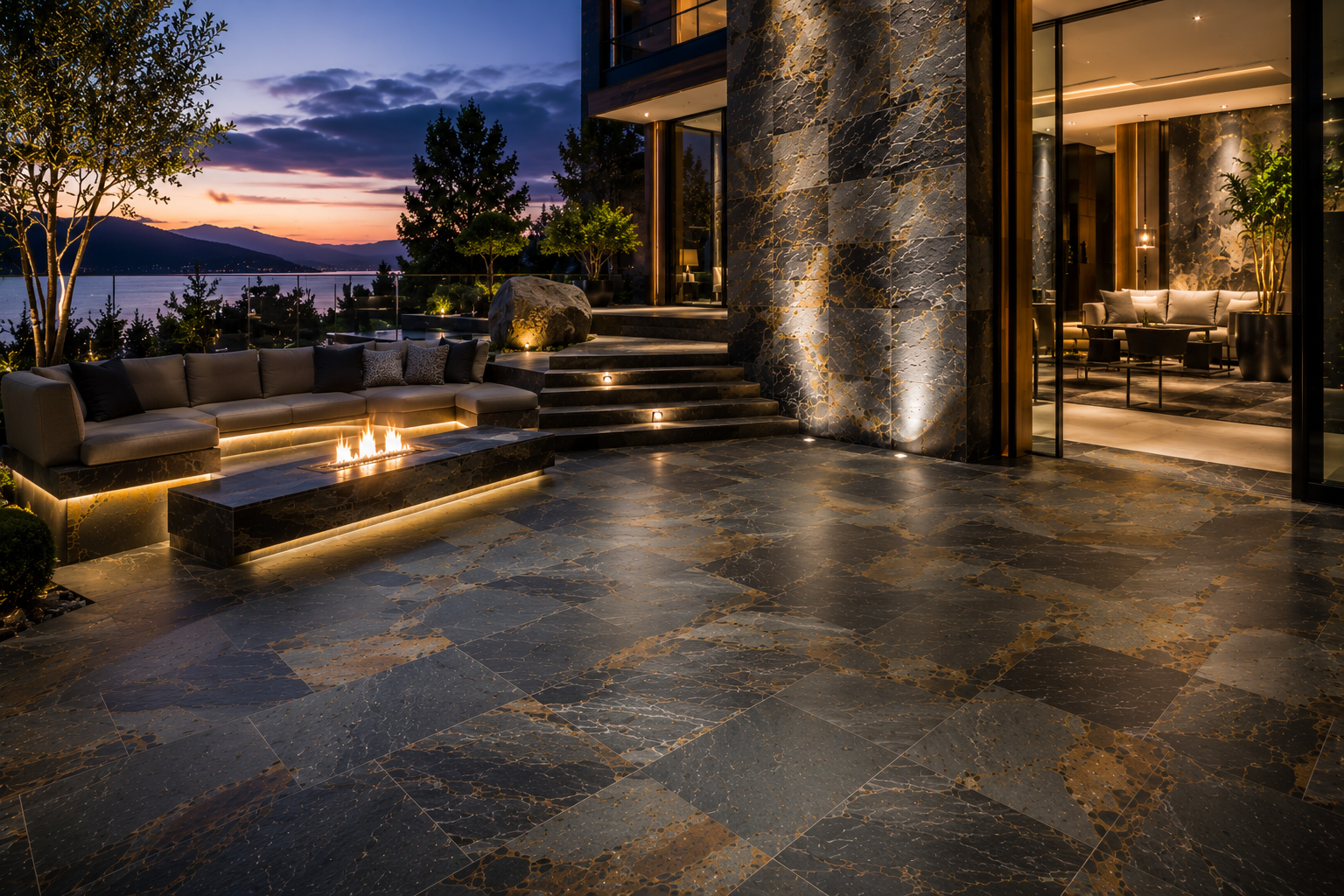 Slate maintenance and care services by Mr. Marble and Stone, including professional cleaning, routine maintenance, surface care, and protection in Vancouver and Los Angeles.