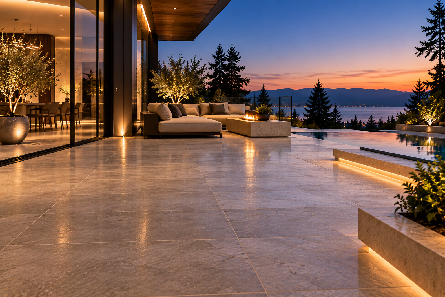 Patio tile and grout maintenance by Mr. Marble and Stone, specializing in grout cleaning, tile care, stain removal, grout sealing, and outdoor tile maintenance in Vancouver and Los Angeles.
