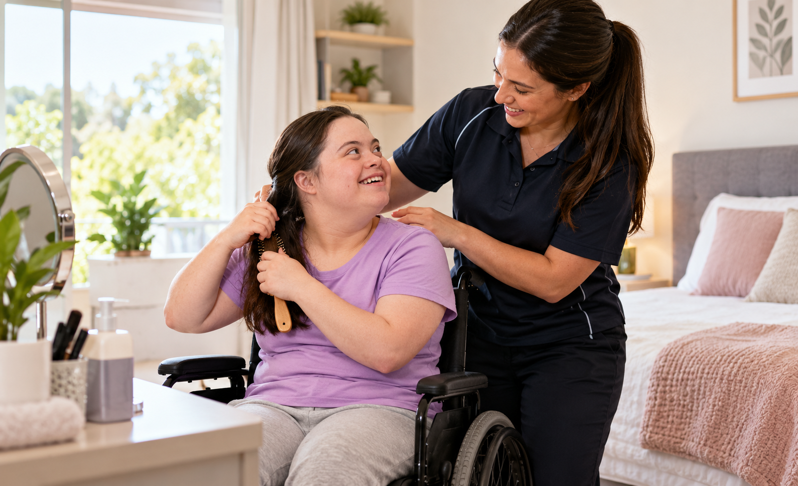 Assistance with Daily Personal Activities NDIS helps people with disabilities with everyday tasks such as brushing their hair, dressing, showering, and personal hygiene