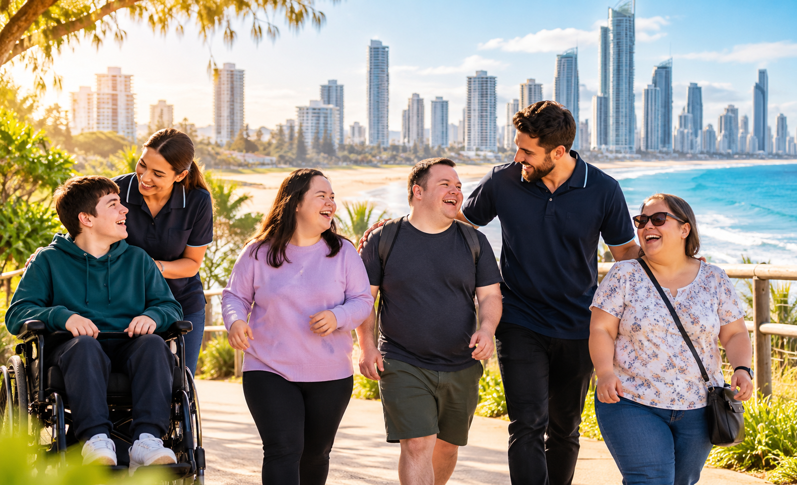 SIL Gold Coast promotes inclusive community outings and support.