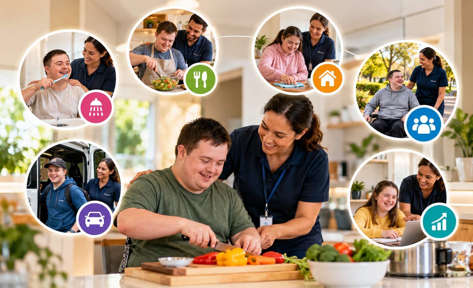 SIL Gold Coast supports independent living skills and daily care.