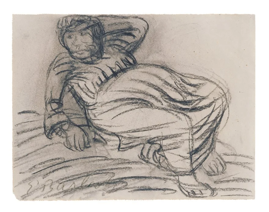 Liegendes Weib, um 1918