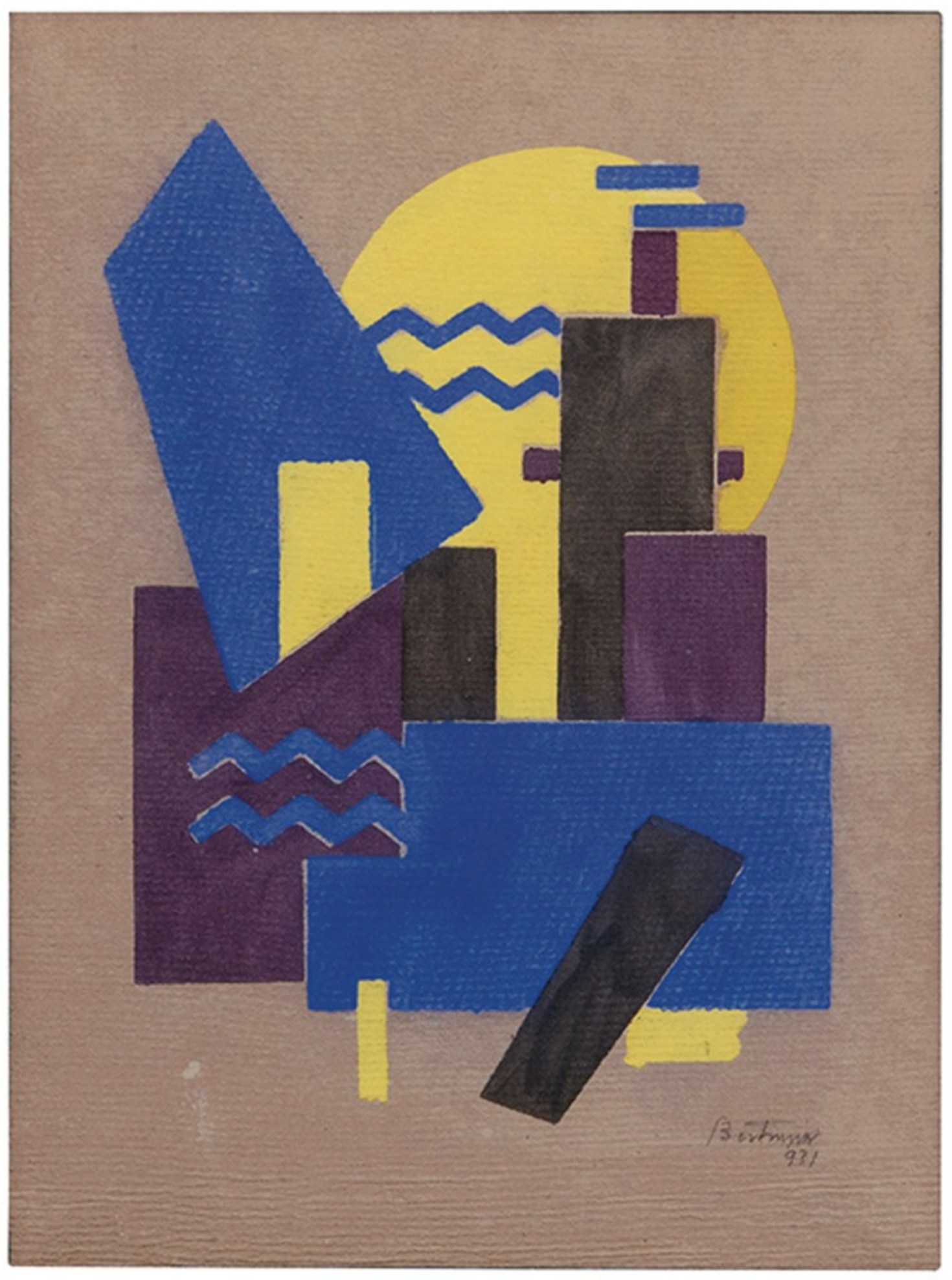 	 Abstrakte Komposition, 1921