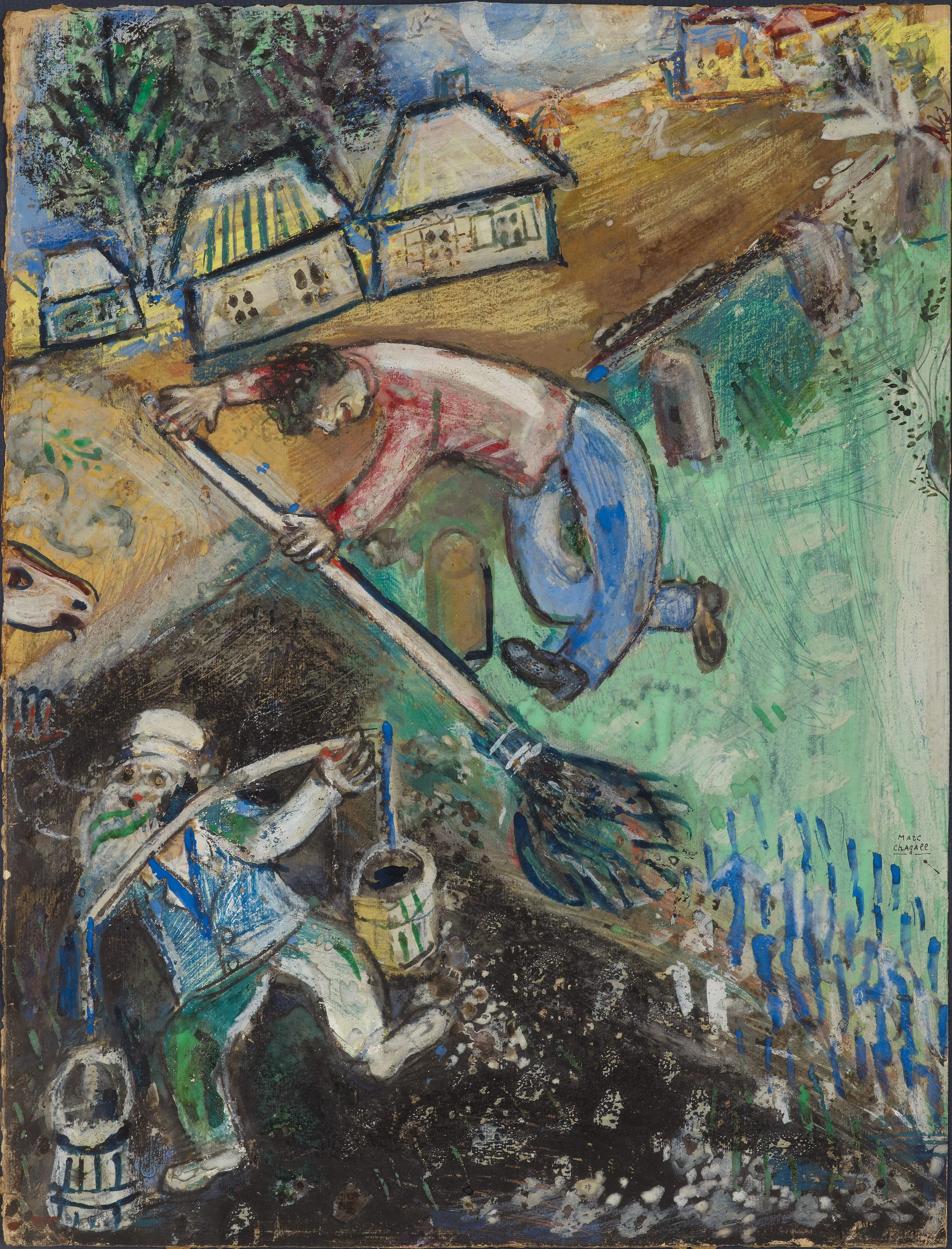 	 Der Strassenkehrer und der Wasserträger, 1910–1911