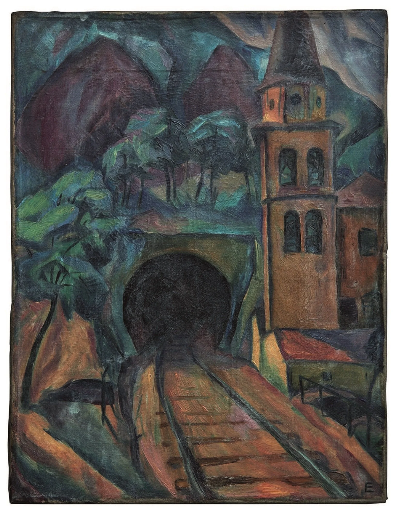 	 Der Tunnel, um 1916