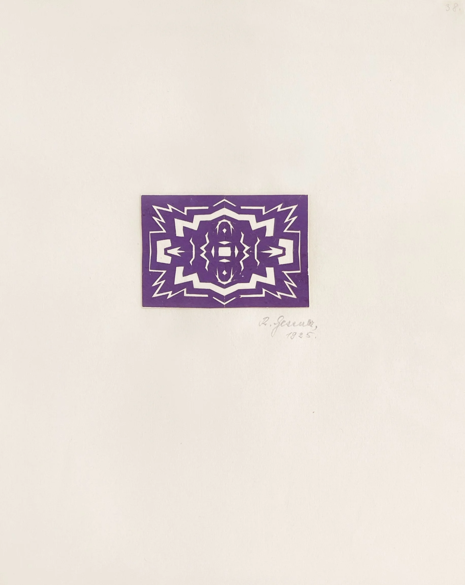 	 Komposition, 1925
