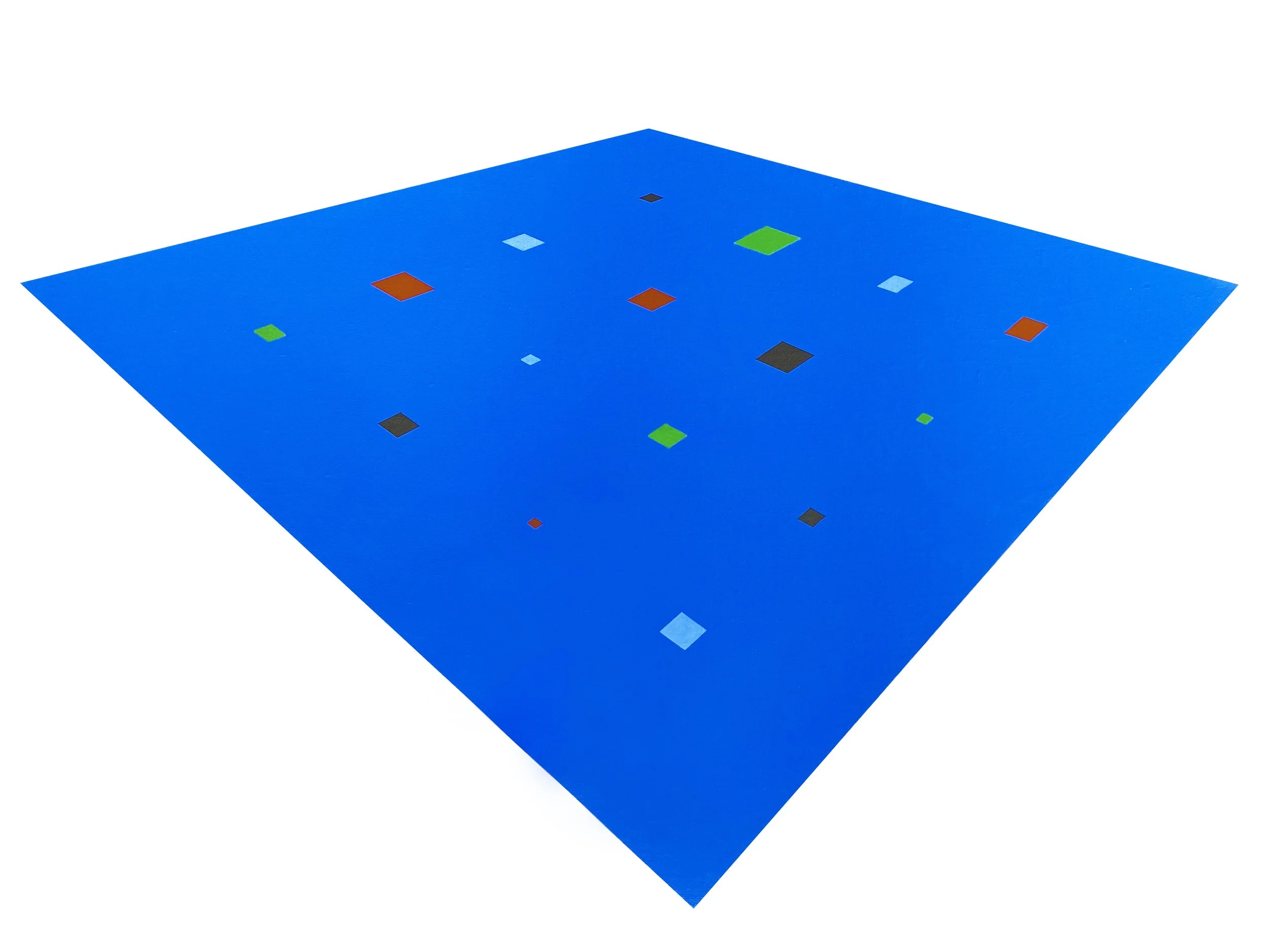 	 "Quantitative Permutation auf Ultramarin", 1997