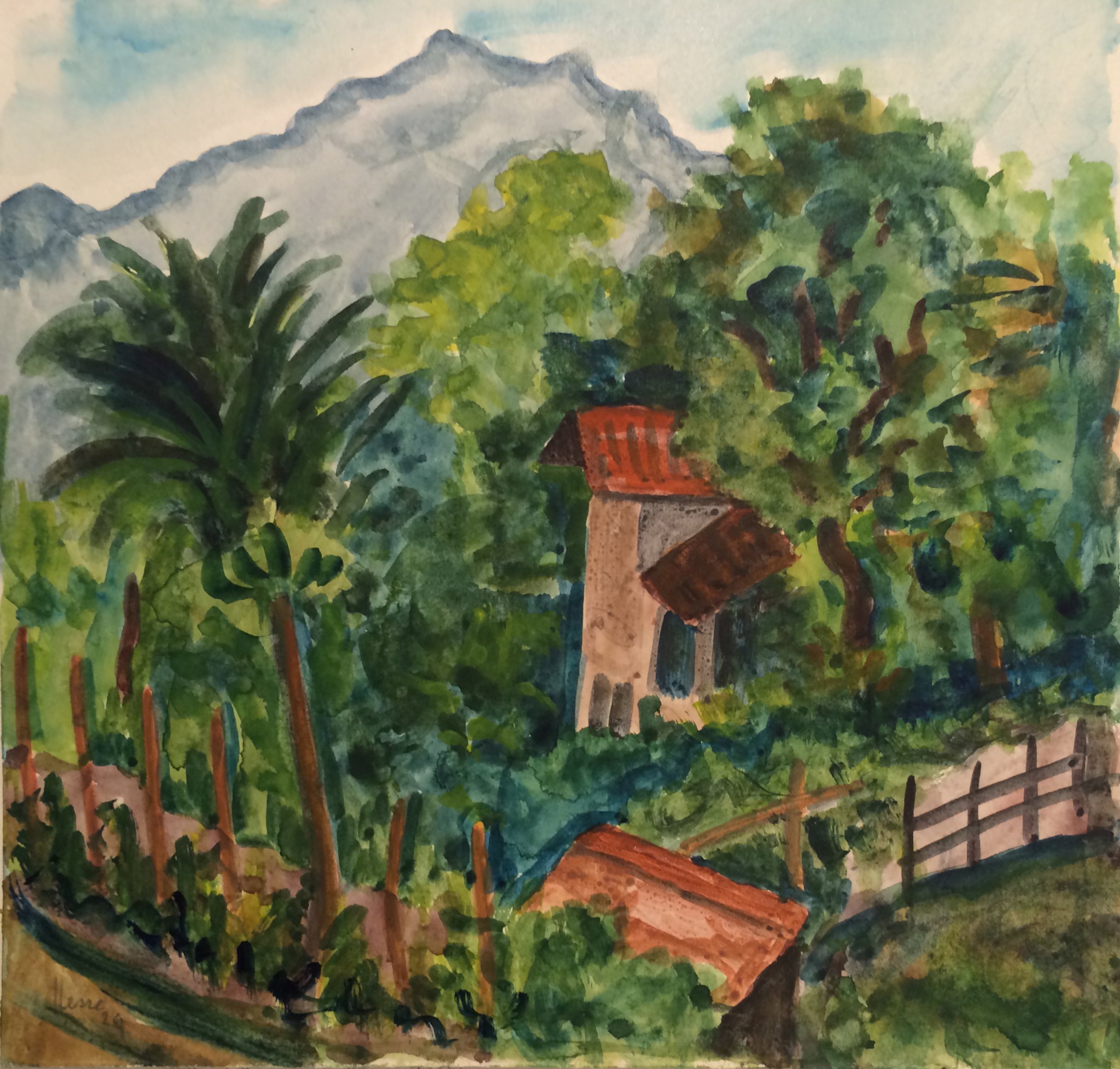 Im Camuzzi-Garten, 1929