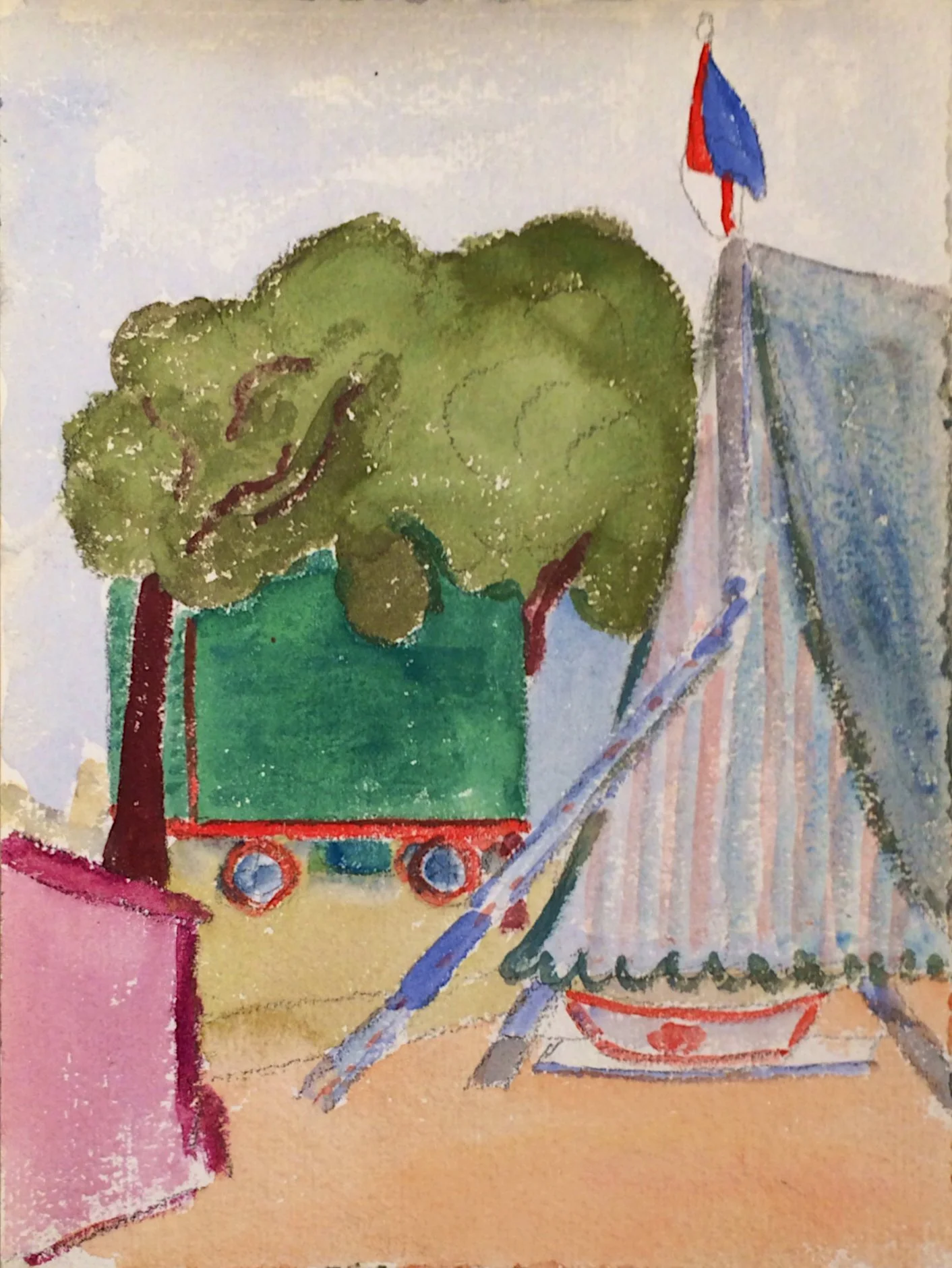 Zirkuszelt, 1919