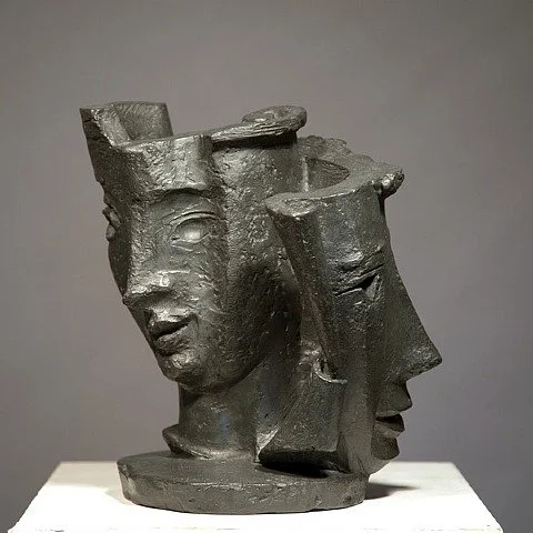 	 Groupe de deux masques, um 1944