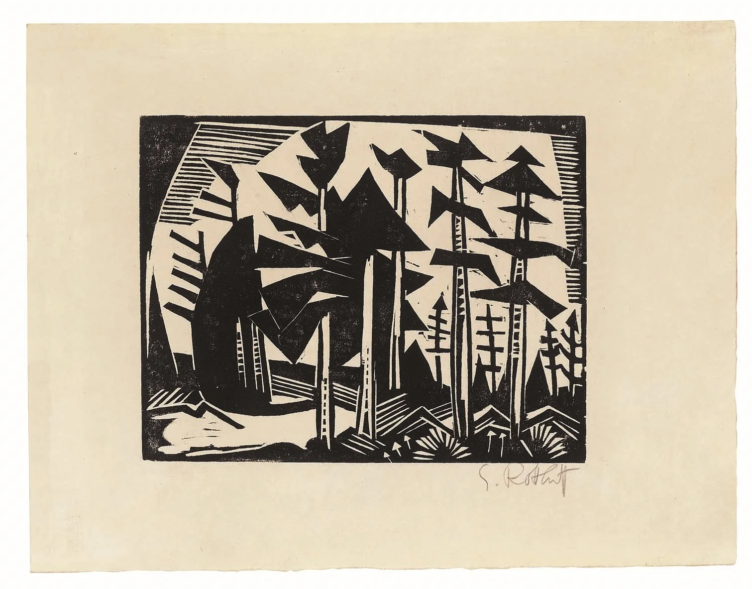 	 Russischer Wald, 1918