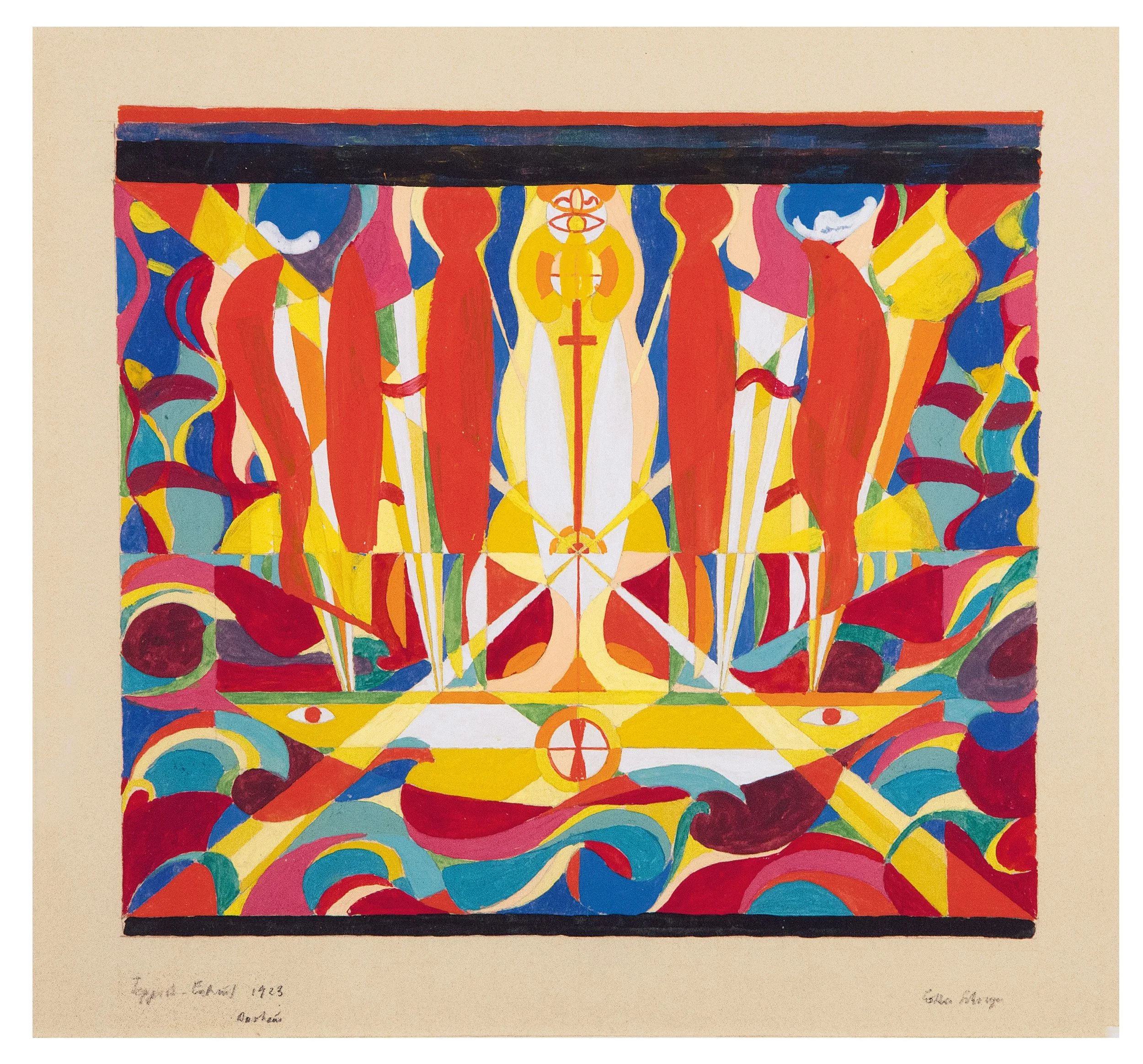 	 Teppichentwurf, 1923