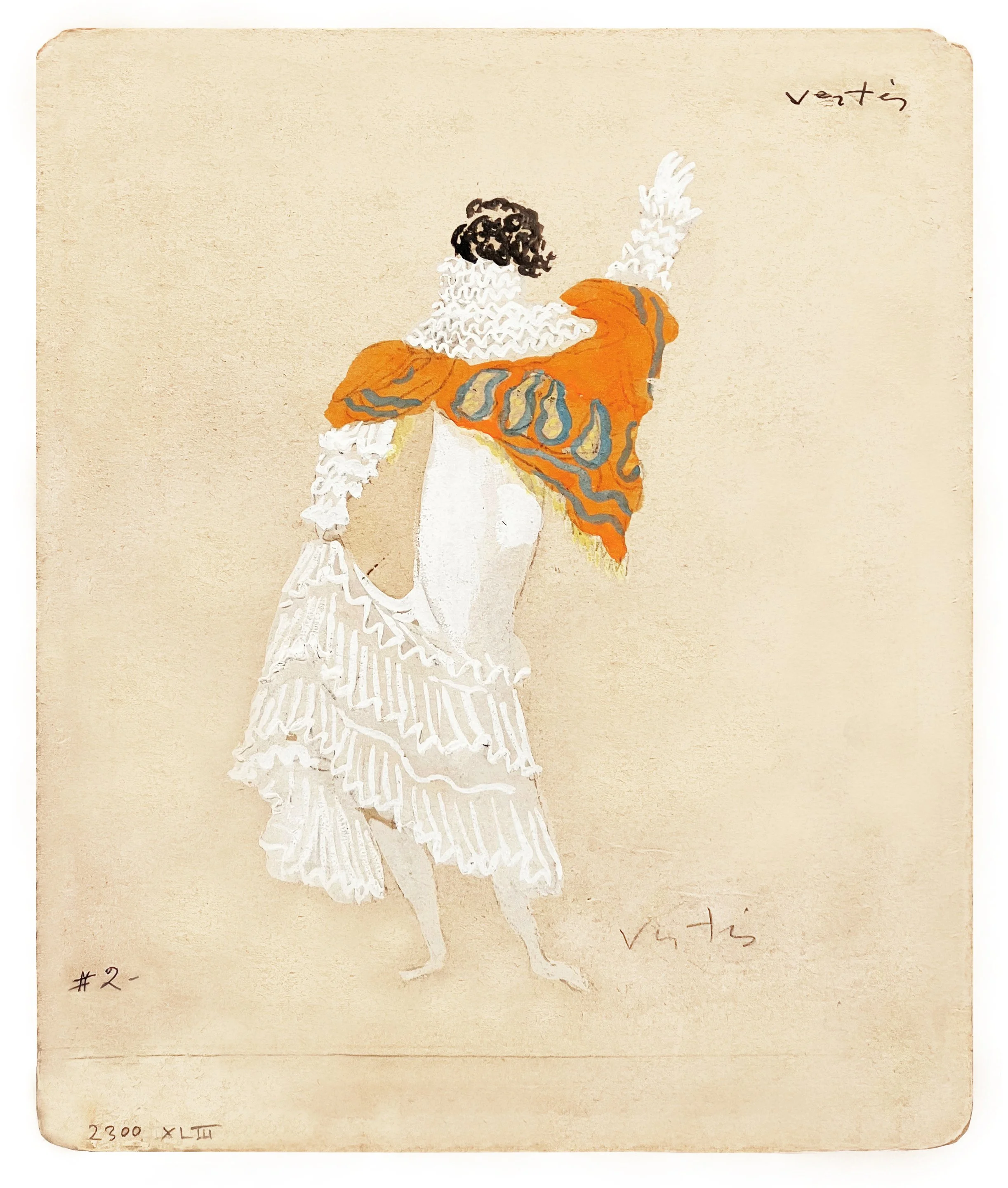 	 Kostümentwürfe (recto und verso), 1930